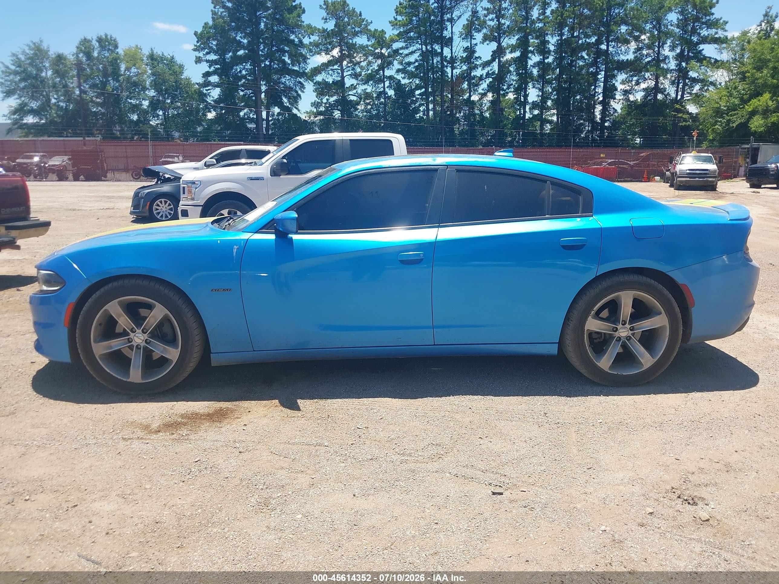 2015 Dodge Charger R/t Blue vin: 2C3CDXCT9FH852081