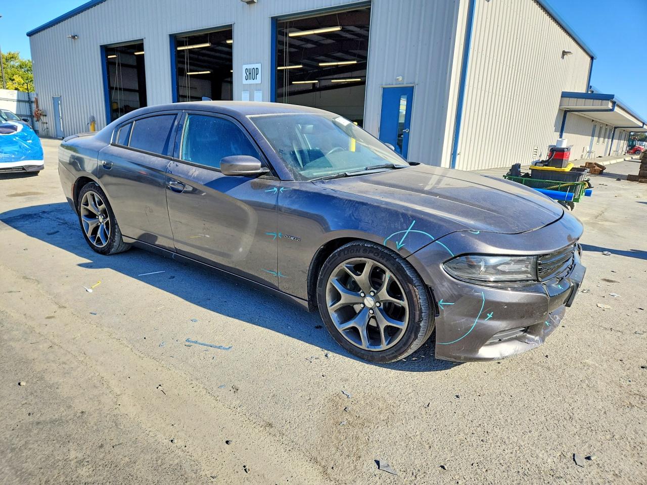 2015 Dodge Charger R/t Charcoal vin: 2C3CDXCT9FH915521