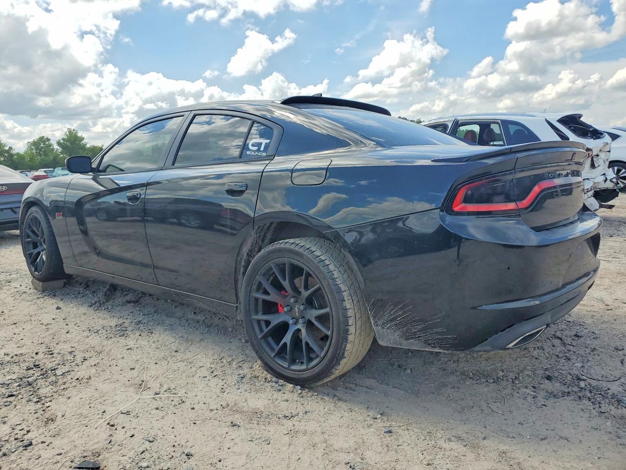 2015 Dodge Charger R Black vin: 2C3CDXCT9FH915857