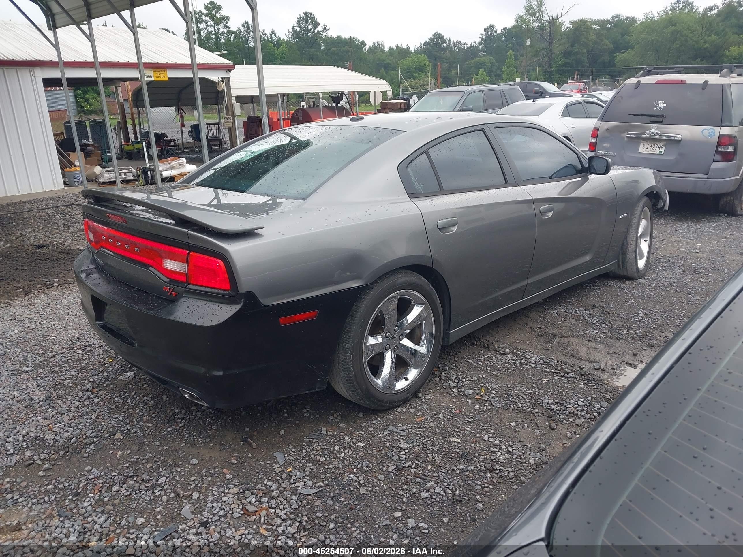 2012 Dodge Charger R/t Gray vin: 2C3CDXCTXCH187302