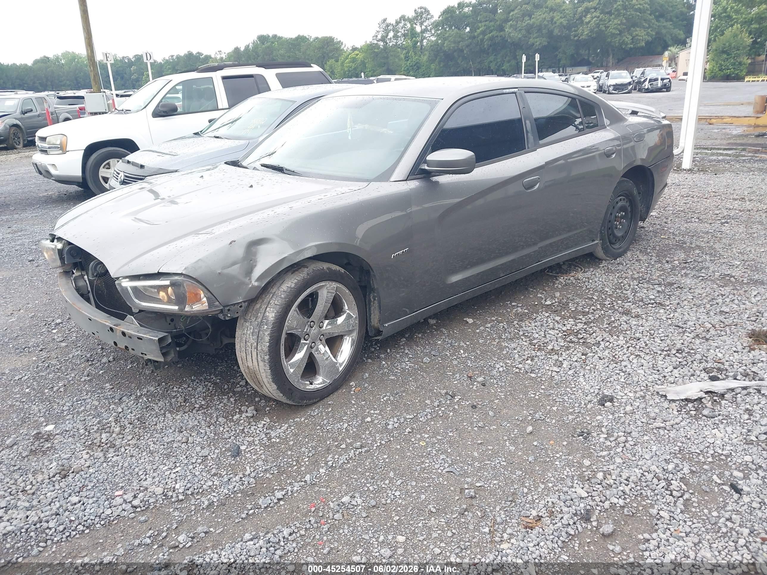 2012 Dodge Charger R/t Gray vin: 2C3CDXCTXCH187302