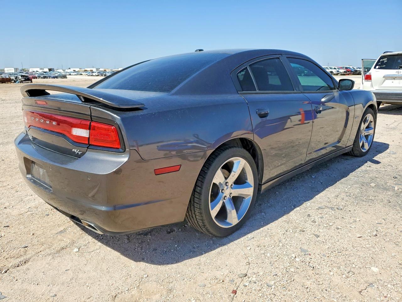 2014 Dodge Charger R Gray vin: 2C3CDXCTXEH180630
