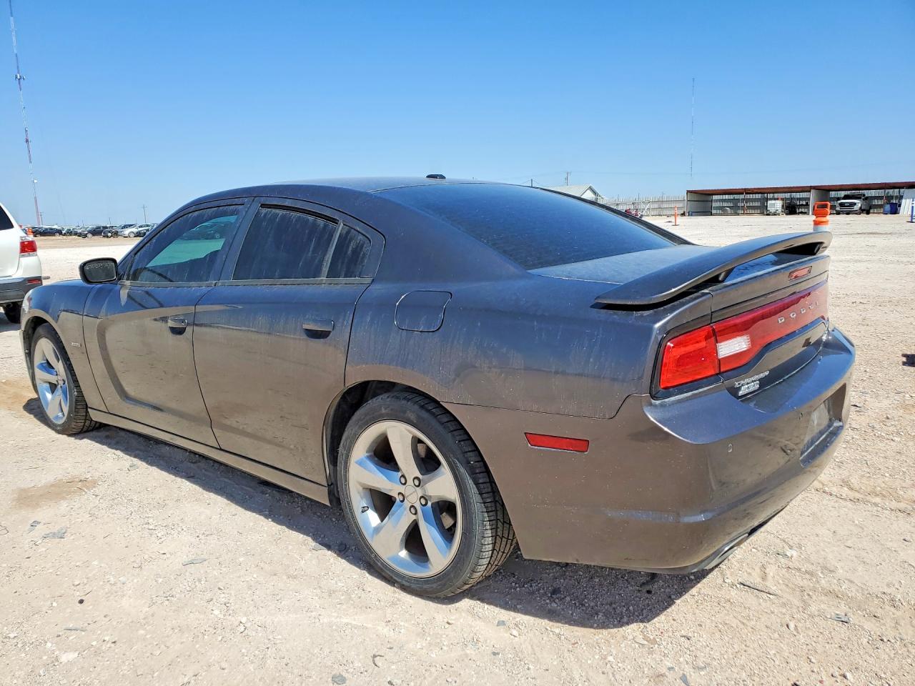 2014 Dodge Charger R Gray vin: 2C3CDXCTXEH180630