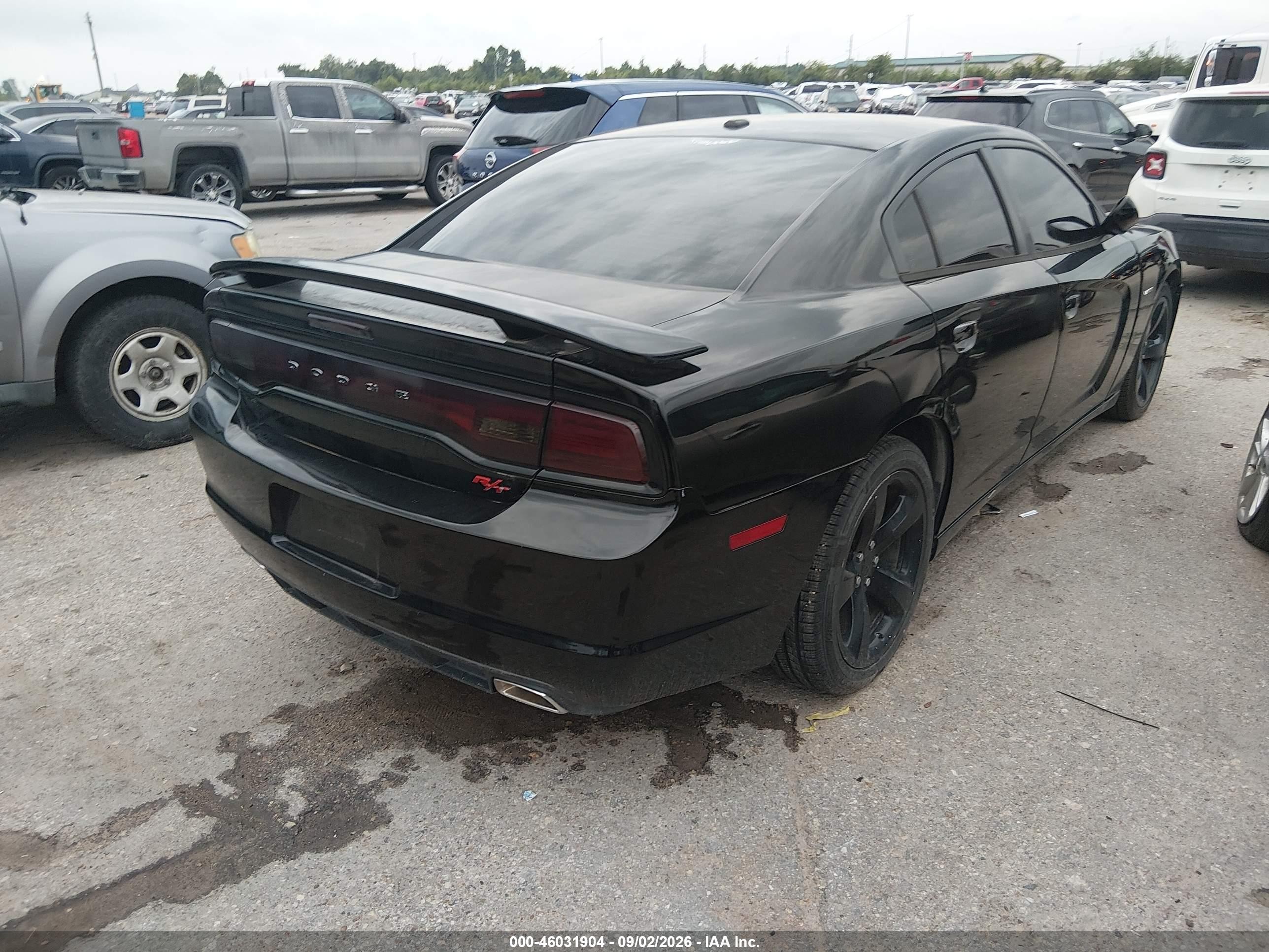 2014 Dodge Charger R/t Black vin: 2C3CDXCTXEH184192