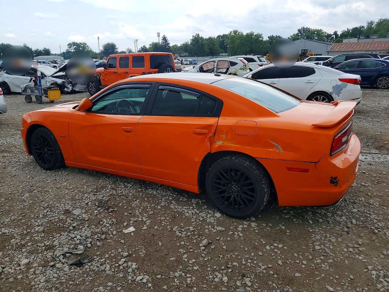 2014 Dodge Charger R/t Orange vin: 2C3CDXCTXEH213710
