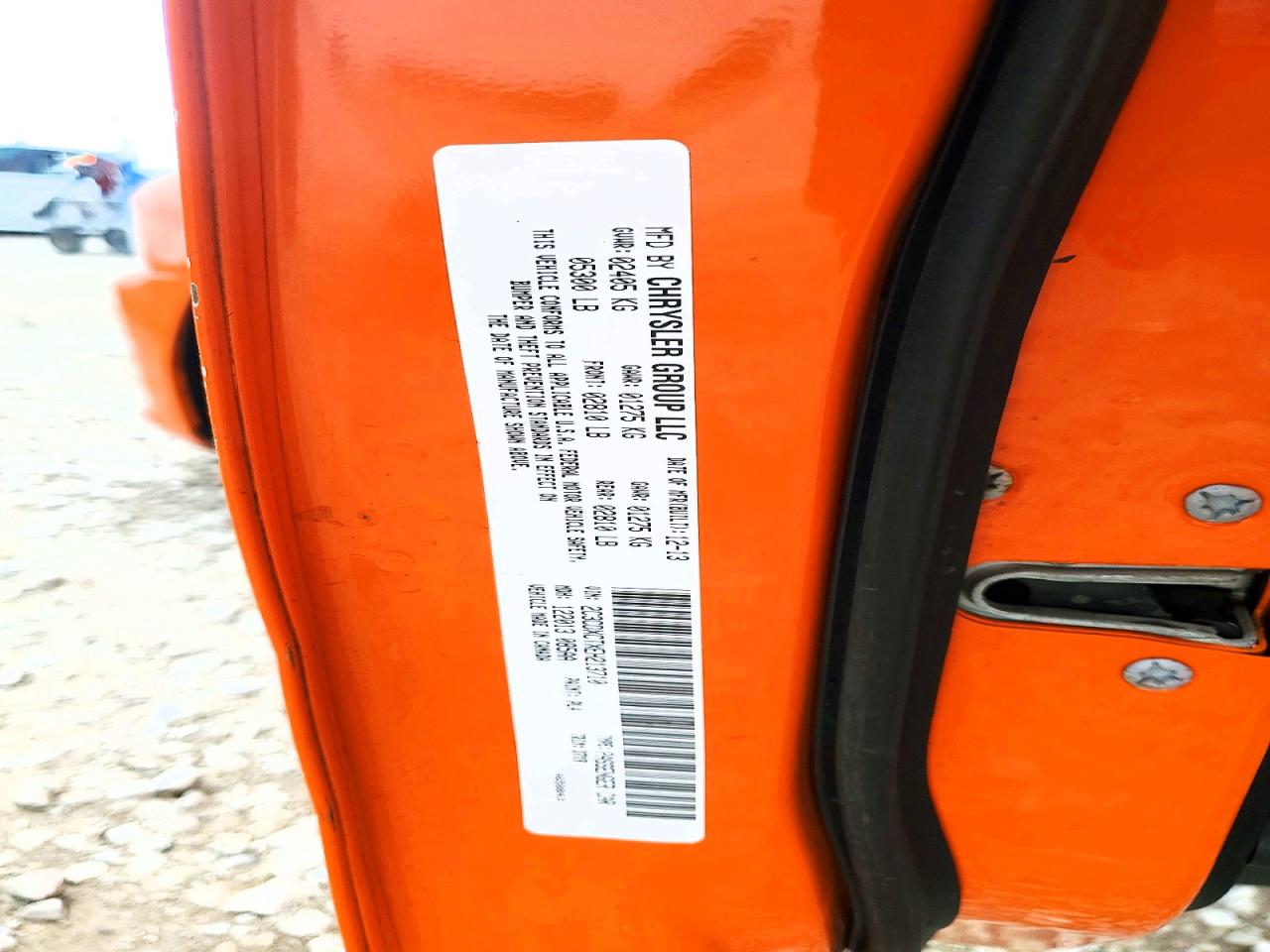 2014 Dodge Charger R/t Orange vin: 2C3CDXCTXEH213710