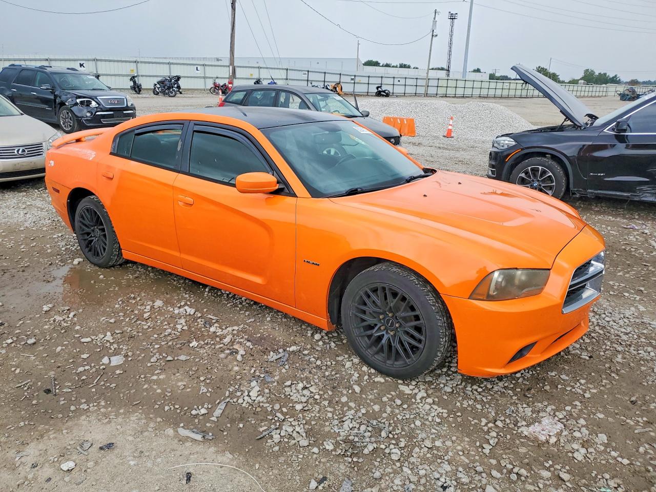 2014 Dodge Charger R/t Orange vin: 2C3CDXCTXEH213710