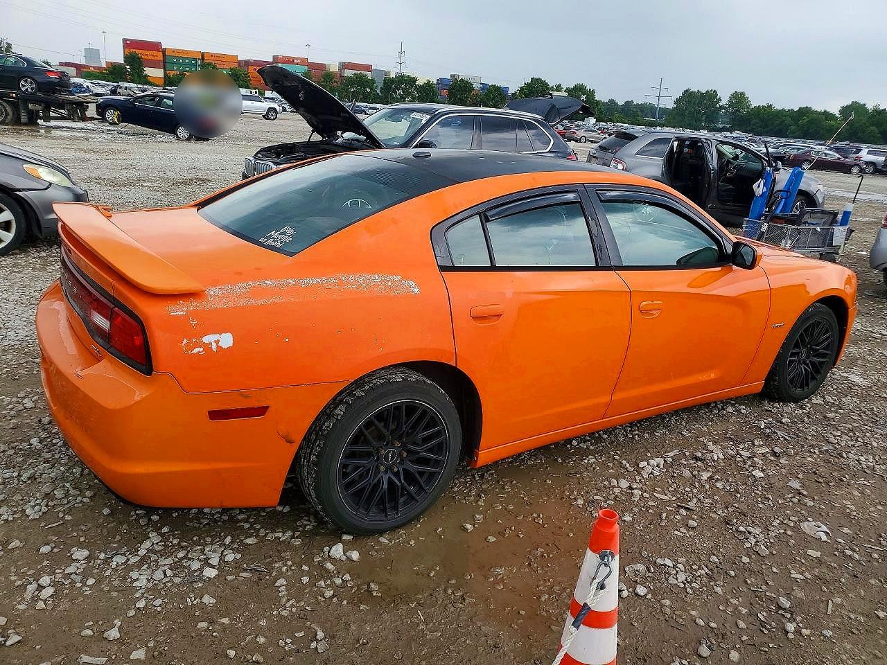 2014 Dodge Charger R/t Orange vin: 2C3CDXCTXEH213710