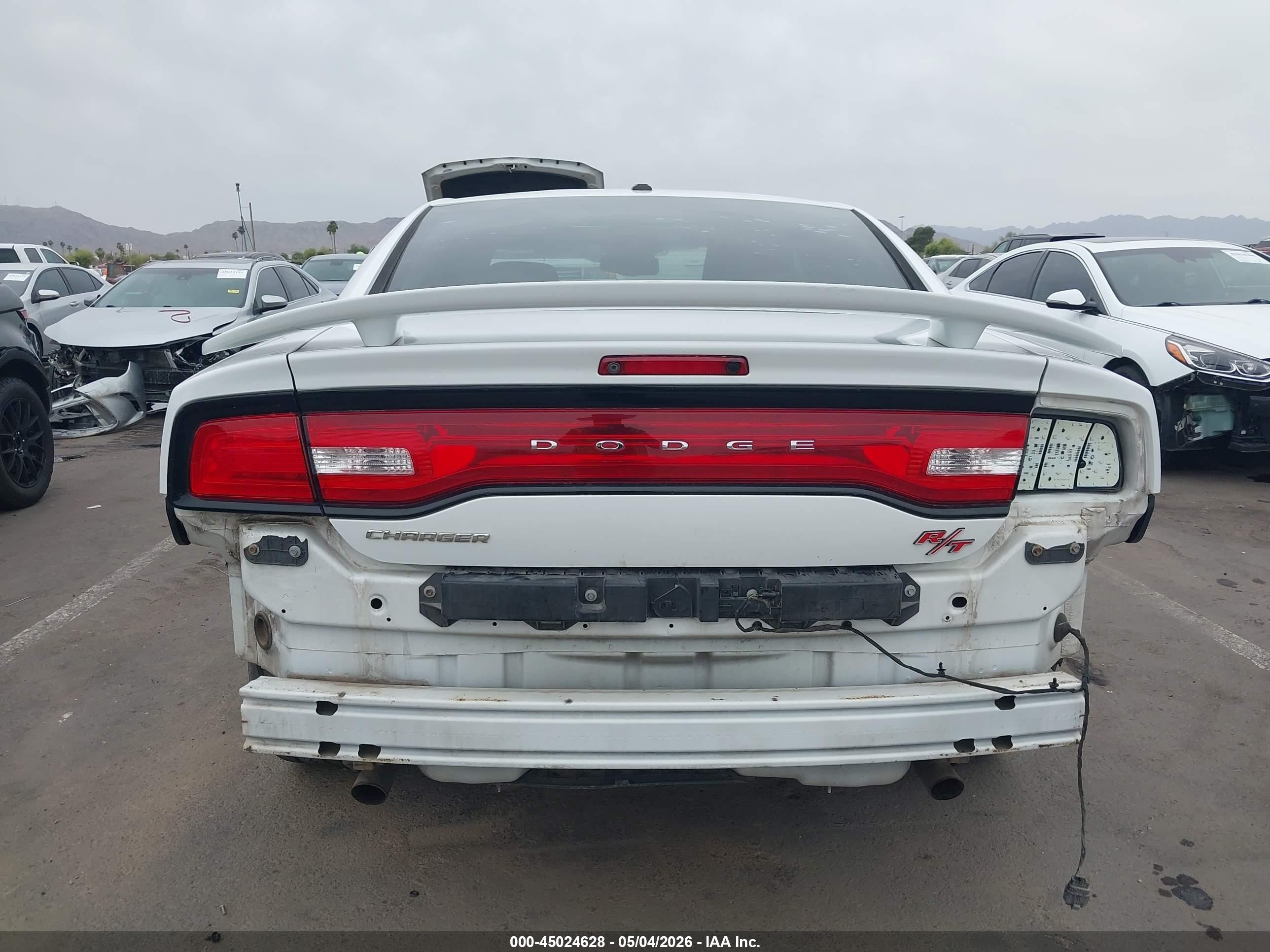 2014 Dodge Charger R/t 100th Anniversary White vin: 2C3CDXCTXEH280677