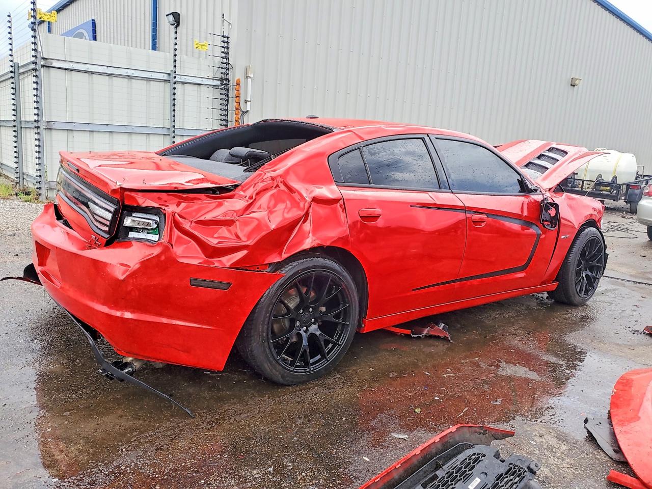 2014 Dodge Charger R/t Red vin: 2C3CDXCTXEH328193