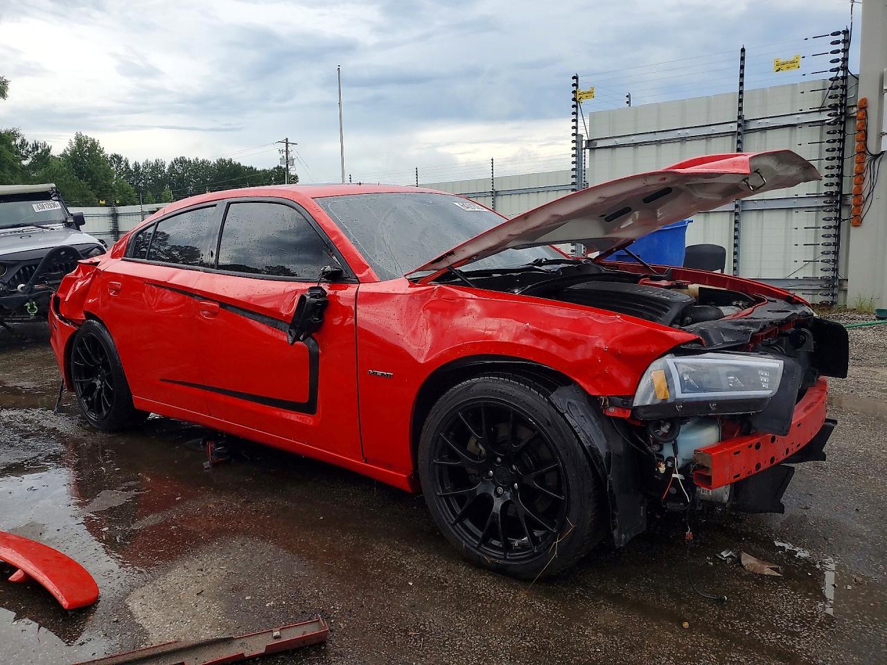 2014 Dodge Charger R/t Red vin: 2C3CDXCTXEH328193