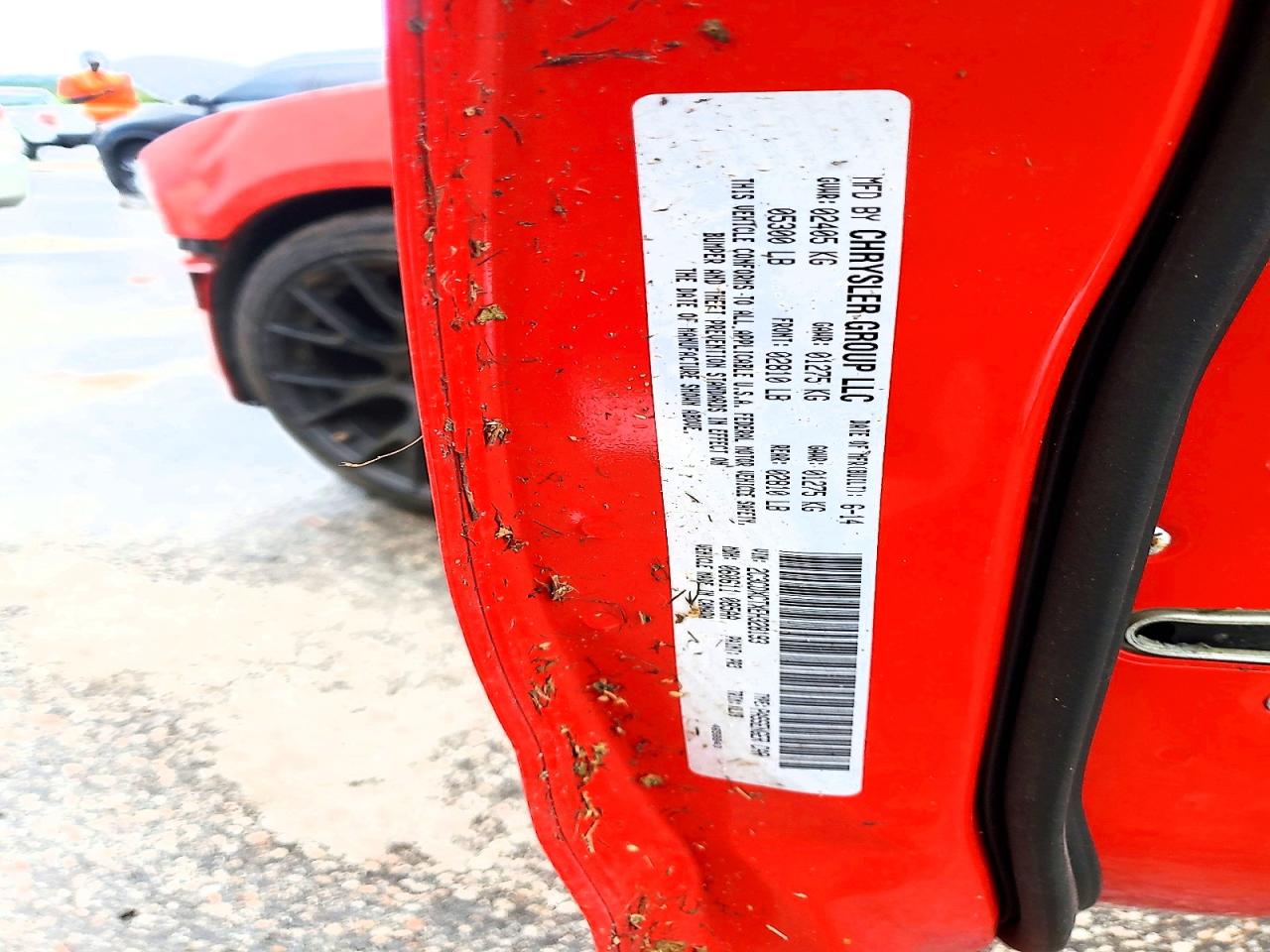 2014 Dodge Charger R/t Red vin: 2C3CDXCTXEH328193