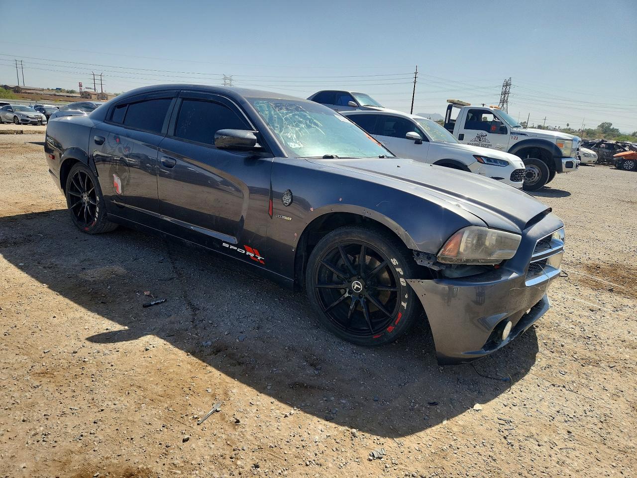 2014 Dodge Charger R/t Gray vin: 2C3CDXCTXEH369097