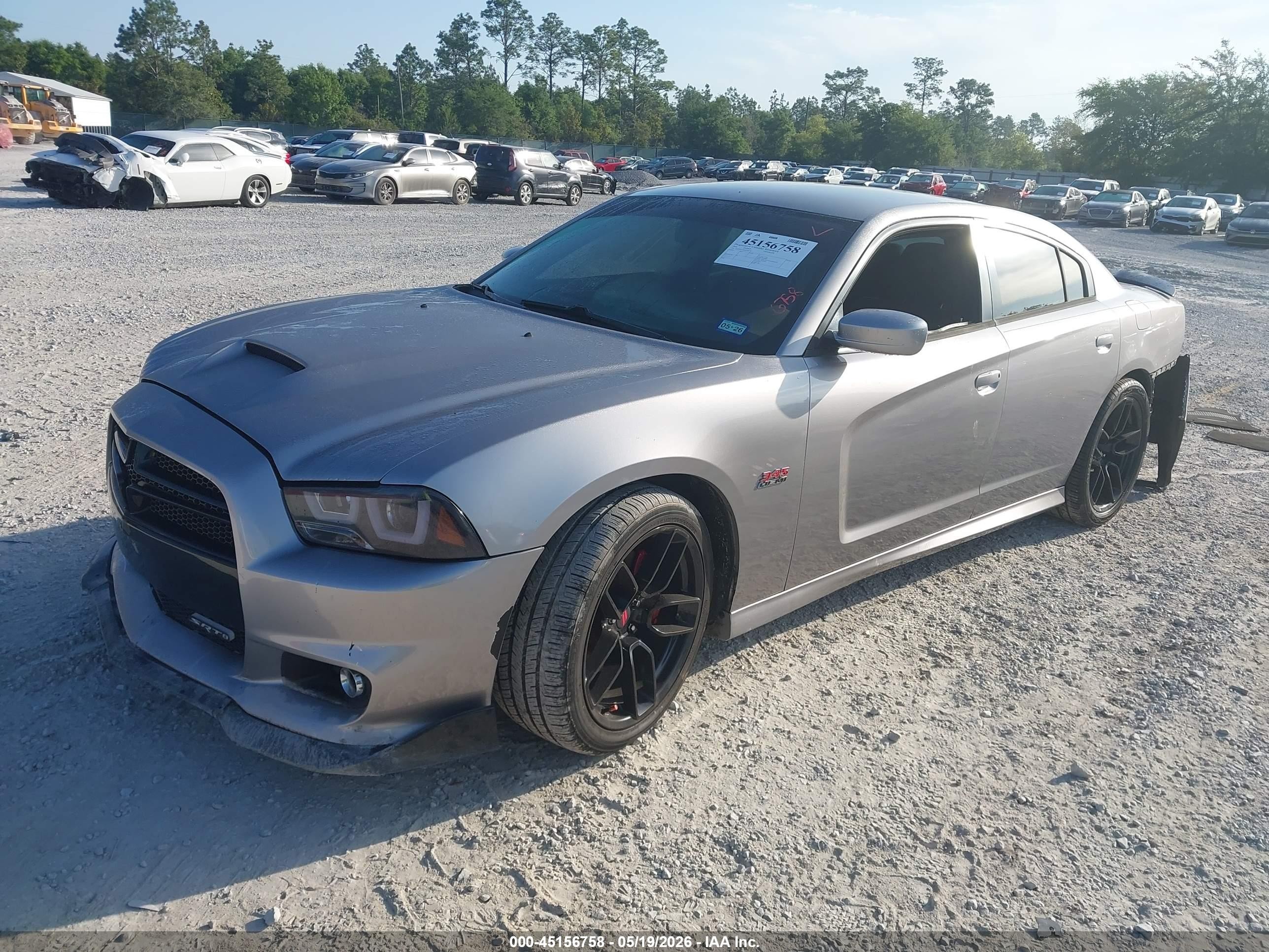 2014 Dodge Charger R/t Silver vin: 2C3CDXCTXEH369178