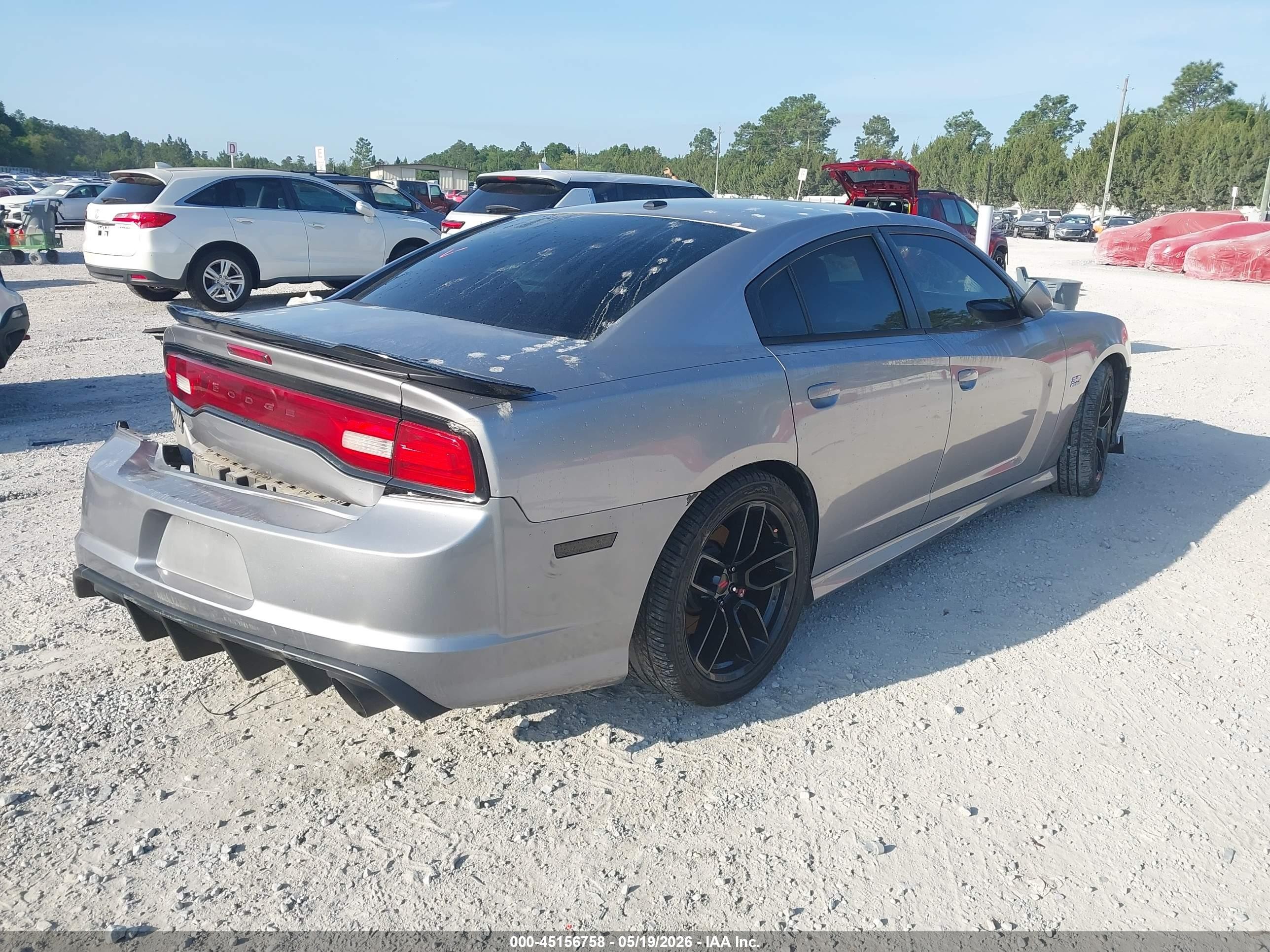 2014 Dodge Charger R/t Silver vin: 2C3CDXCTXEH369178
