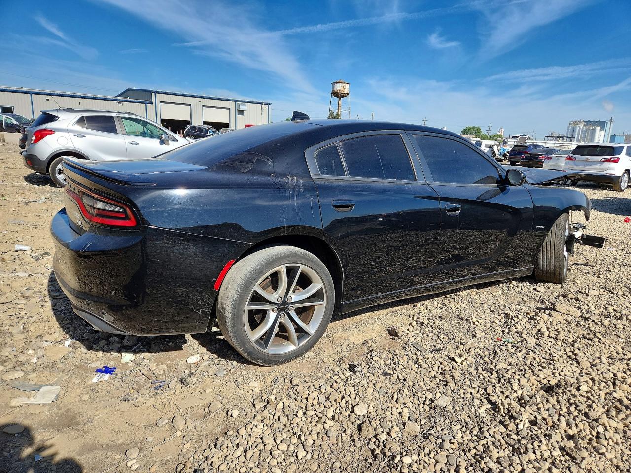 2015 Dodge Charger R Black vin: 2C3CDXCTXFH500966