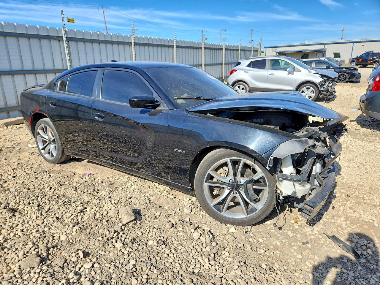 2015 Dodge Charger R Black vin: 2C3CDXCTXFH500966