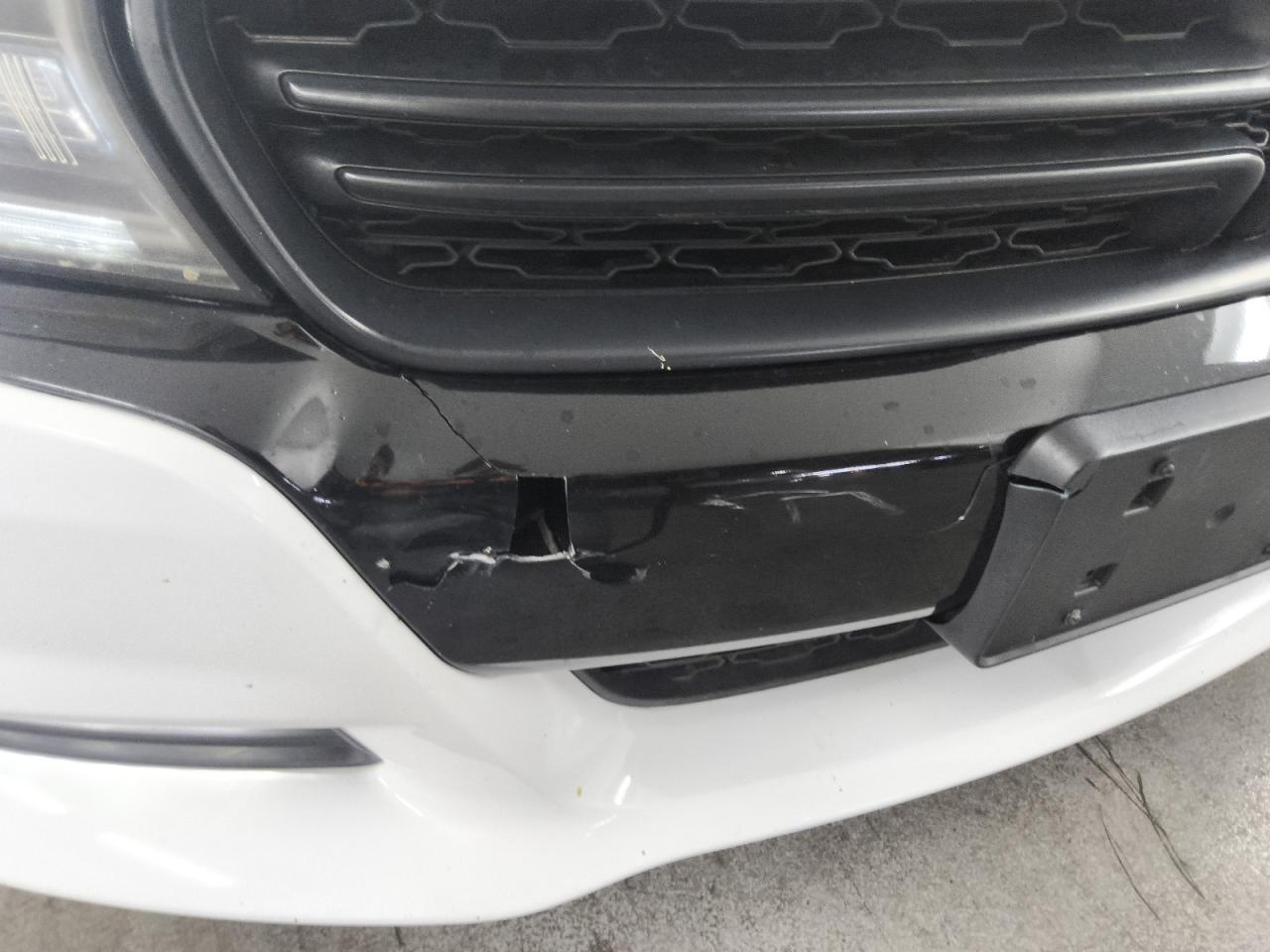 2015 Dodge Charger R/t White vin: 2C3CDXCTXFH741541 Damage: Front Bumper, Broken, Replacement Required