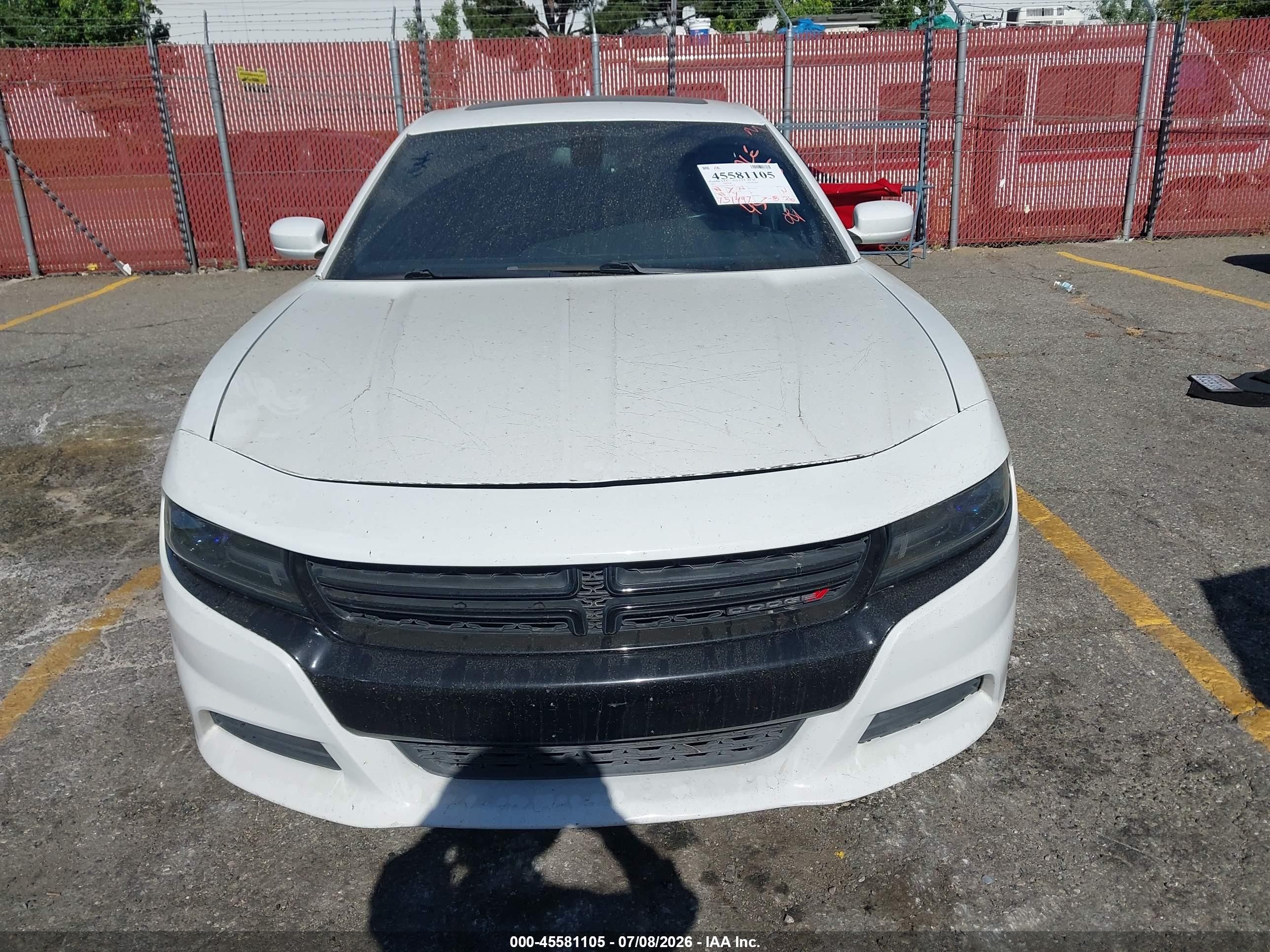 2015 Dodge Charger R/t White vin: 2C3CDXCTXFH754418