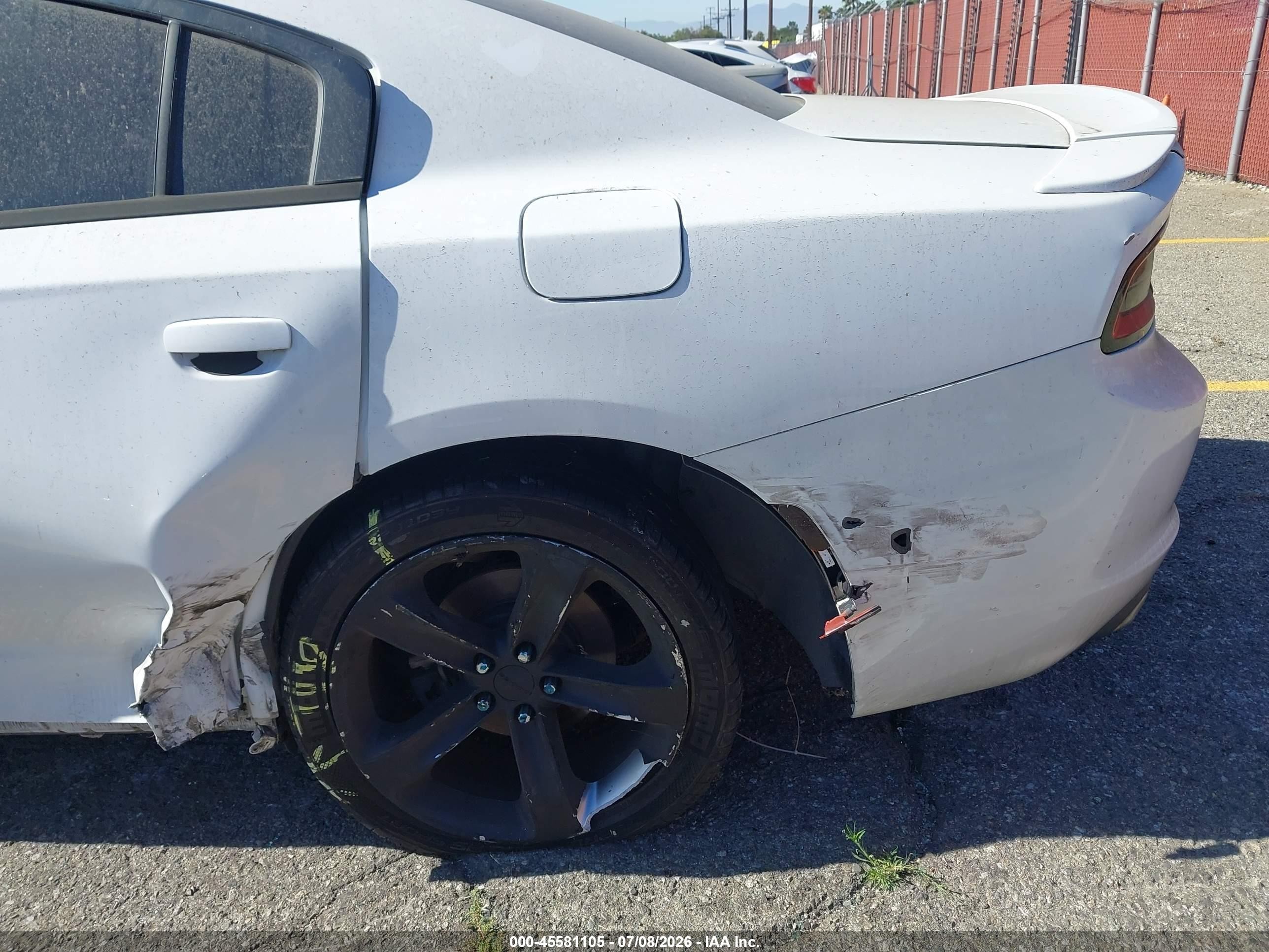 2015 Dodge Charger R/t White vin: 2C3CDXCTXFH754418
