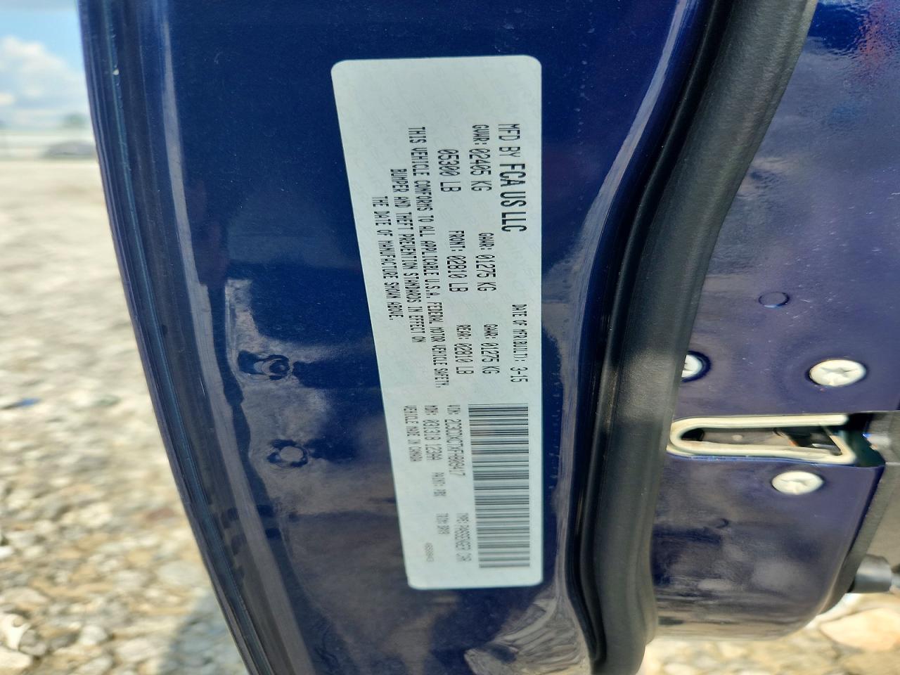 2015 Dodge Charger R/t Blue vin: 2C3CDXCTXFH809417