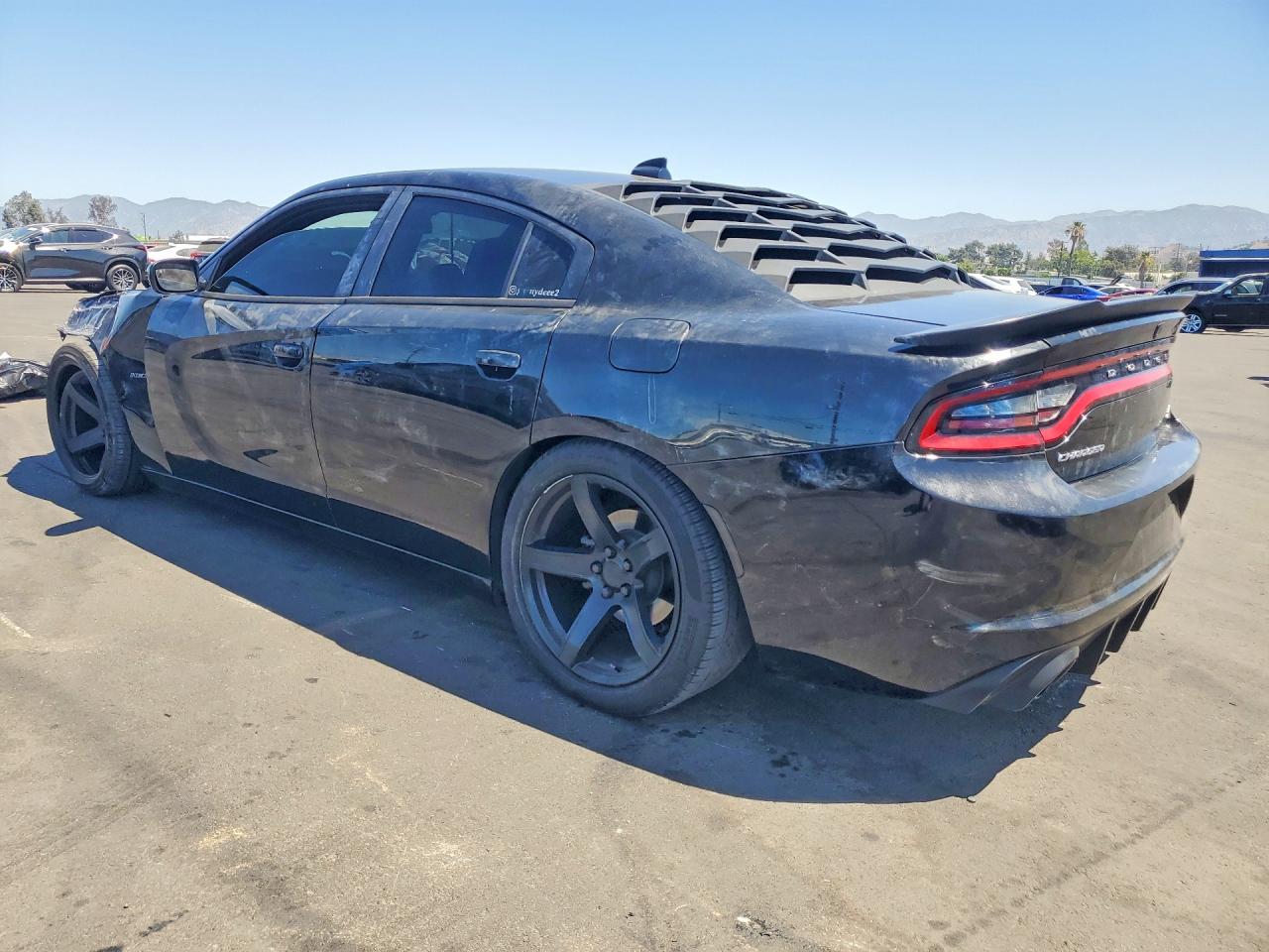 2015 Dodge Charger R/t Black vin: 2C3CDXCTXFH836665