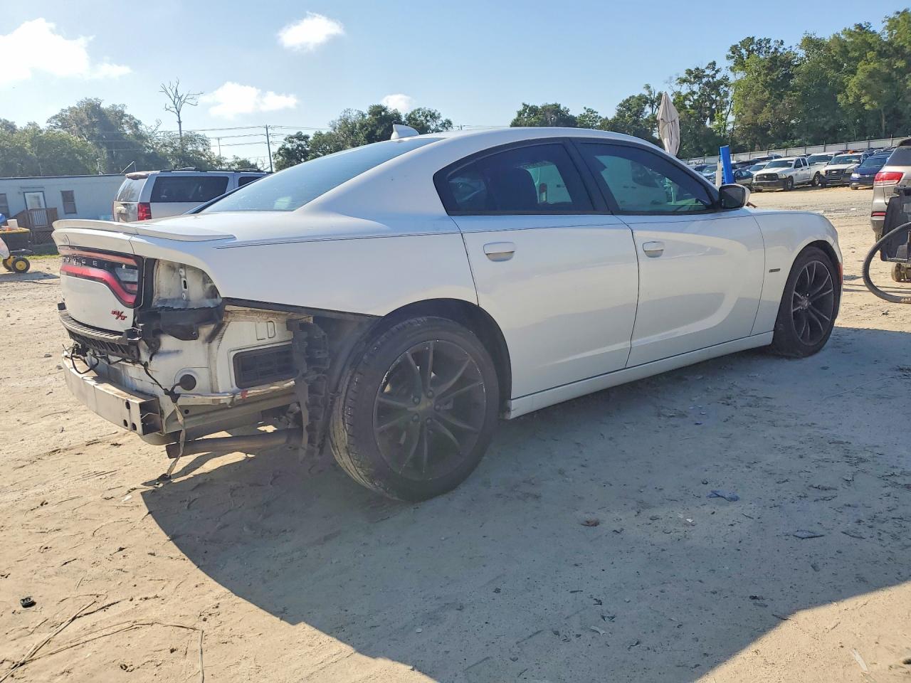 2015 Dodge Charger R White vin: 2C3CDXCTXFH895831
