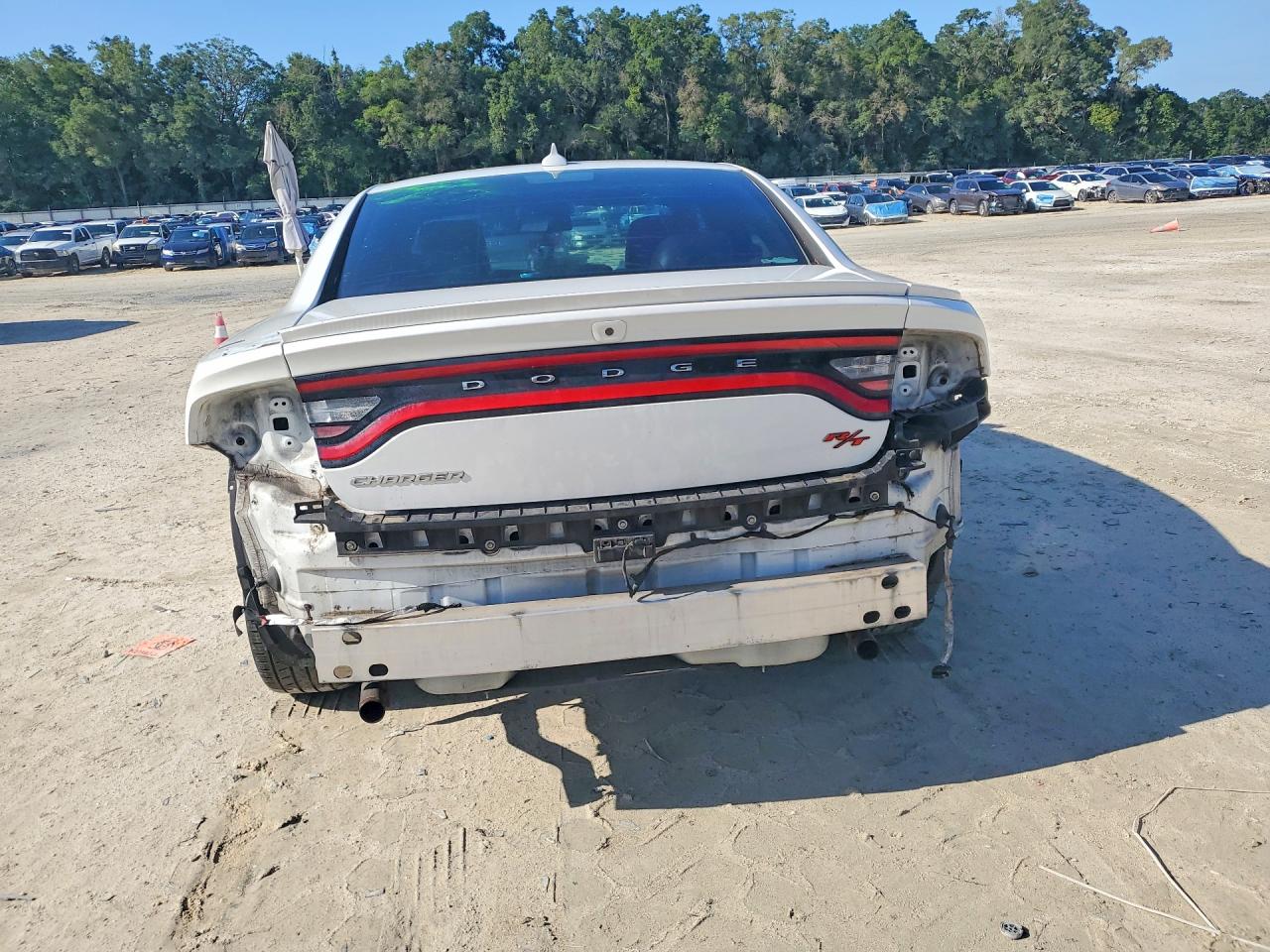 2015 Dodge Charger R White vin: 2C3CDXCTXFH895831