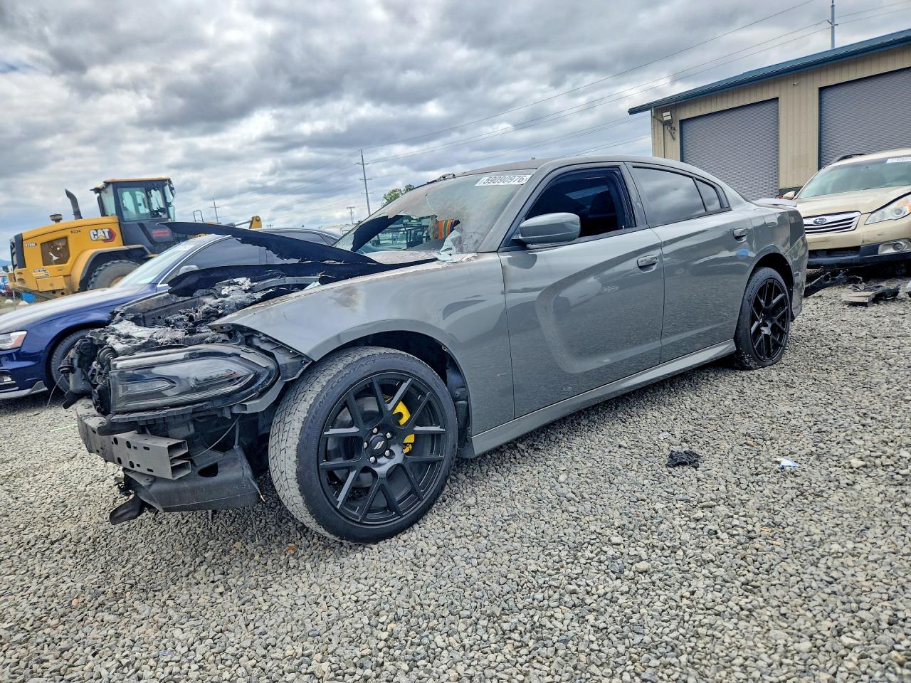 2017 Dodge Charger R/t Gray vin: 2C3CDXCTXHH520279
