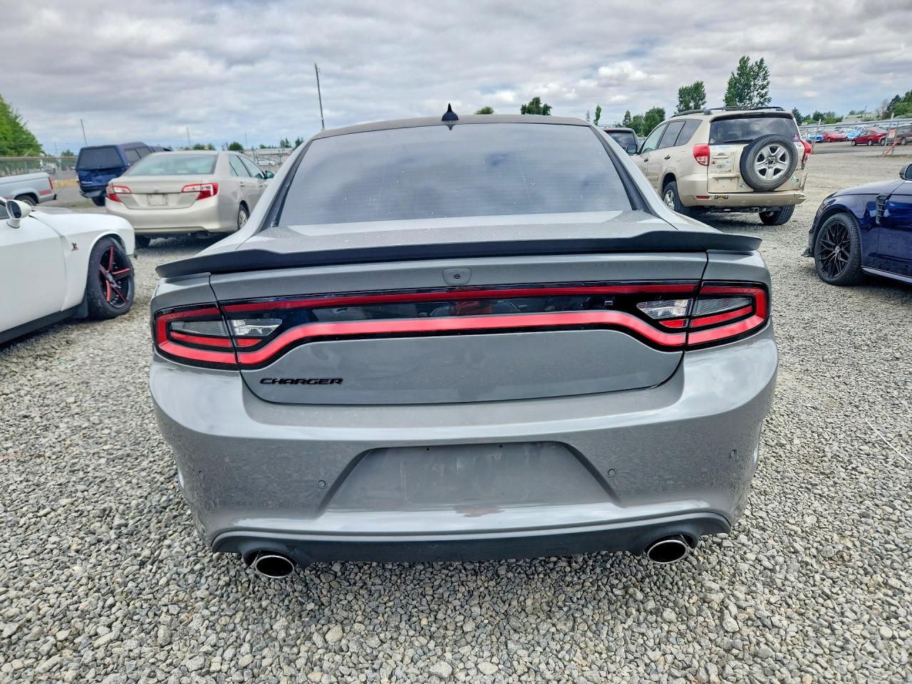 2017 Dodge Charger R/t Gray vin: 2C3CDXCTXHH520279