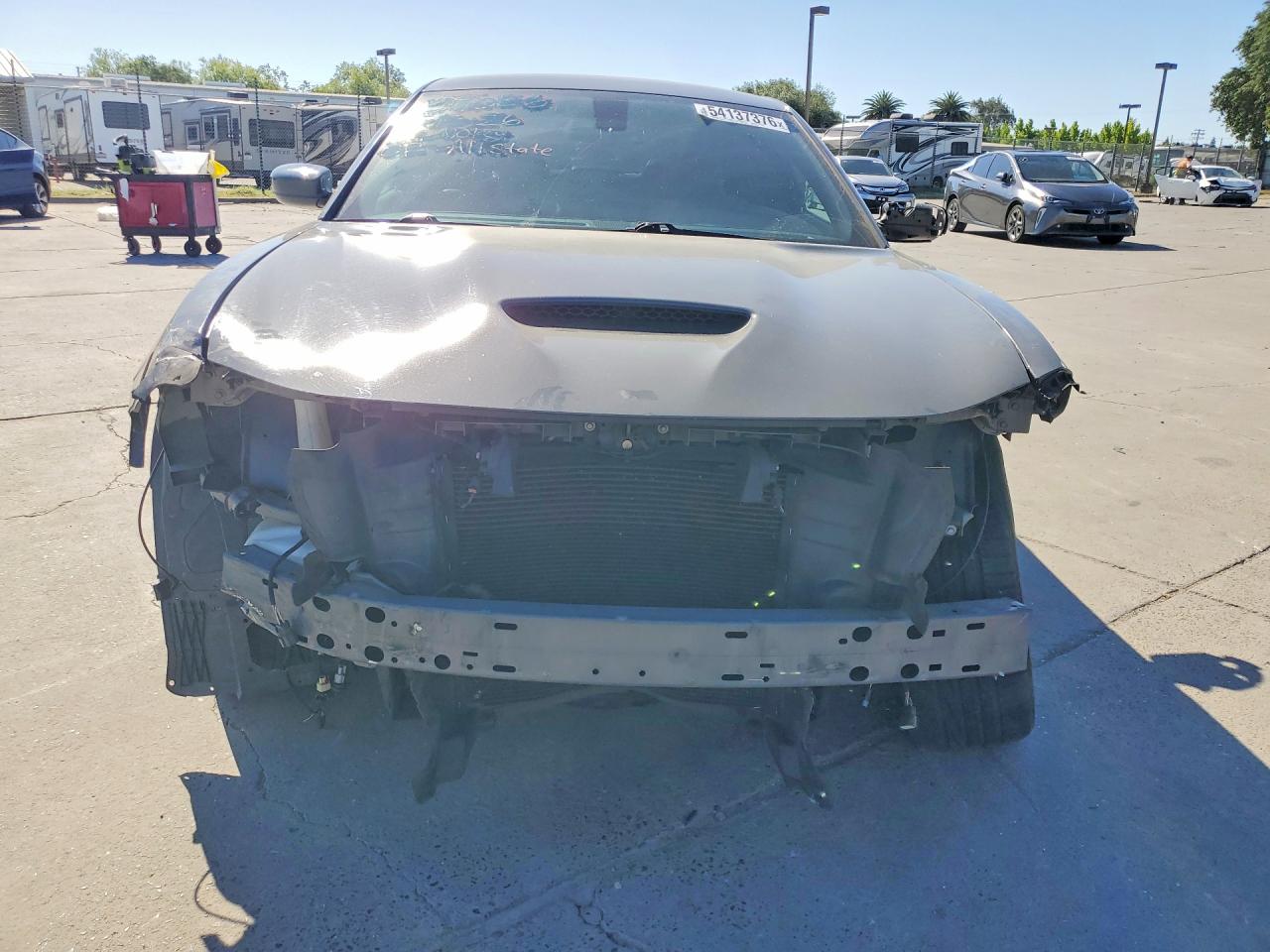 2018 Dodge Charger R Gray vin: 2C3CDXCTXJH157097