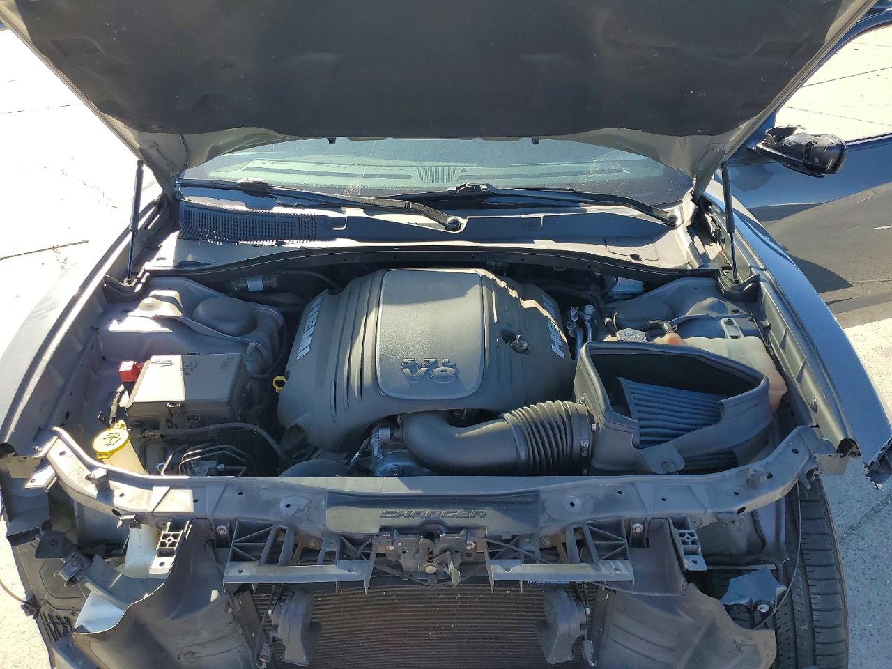 2018 Dodge Charger R Gray vin: 2C3CDXCTXJH157097
