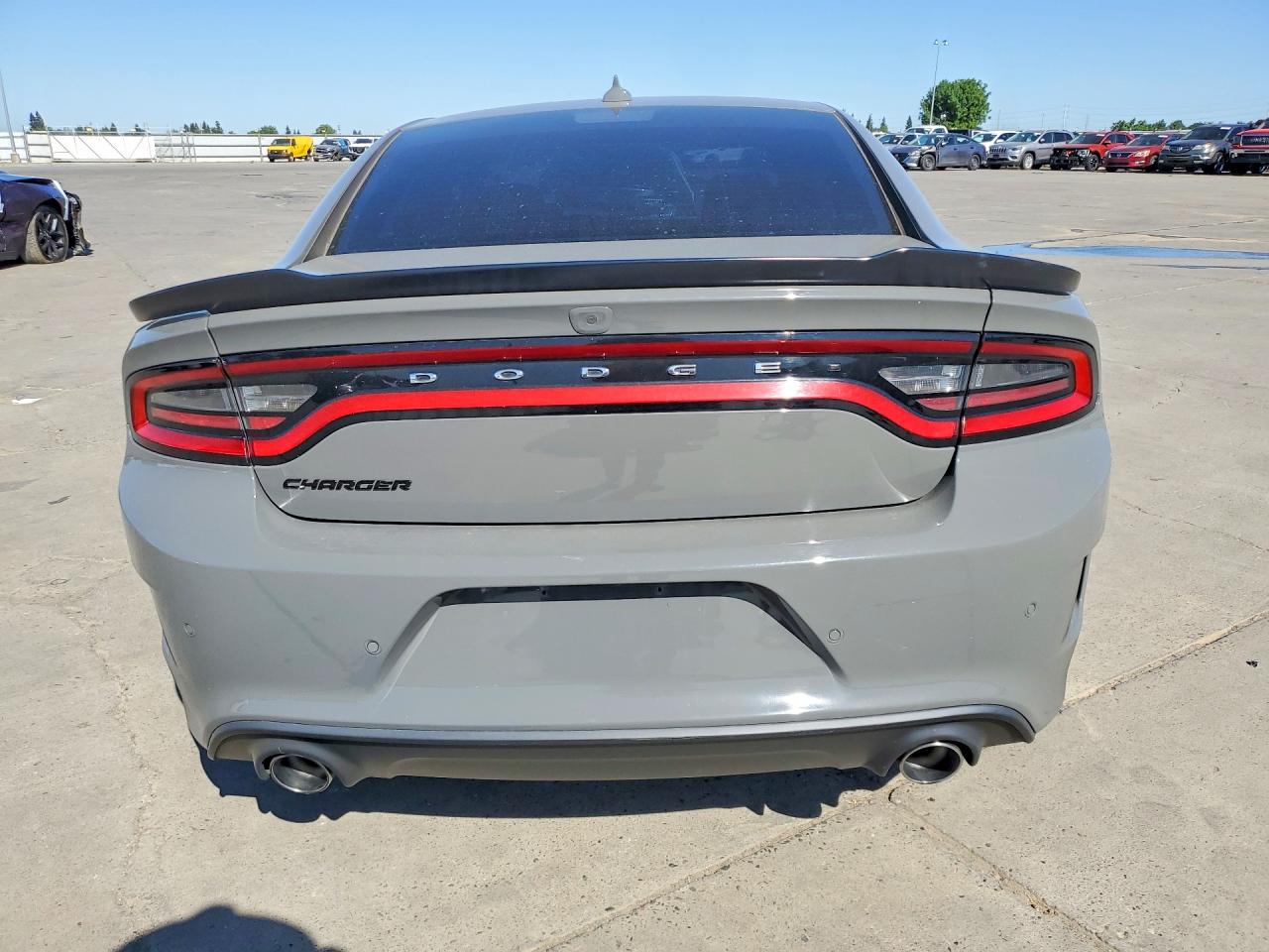 2018 Dodge Charger R Gray vin: 2C3CDXCTXJH157097