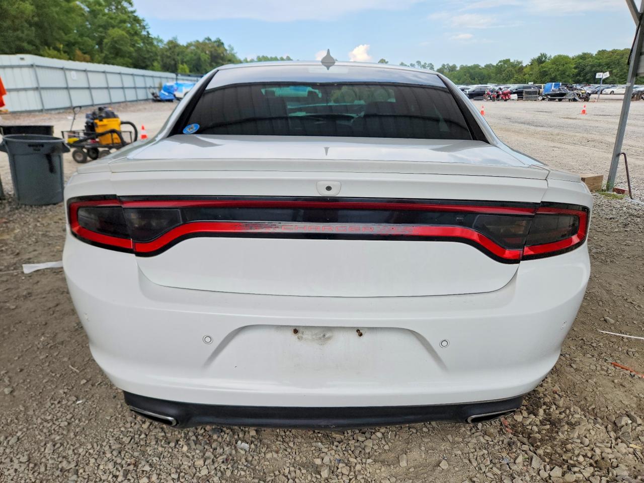 2018 Dodge Charger R/t White vin: 2C3CDXCTXJH221851