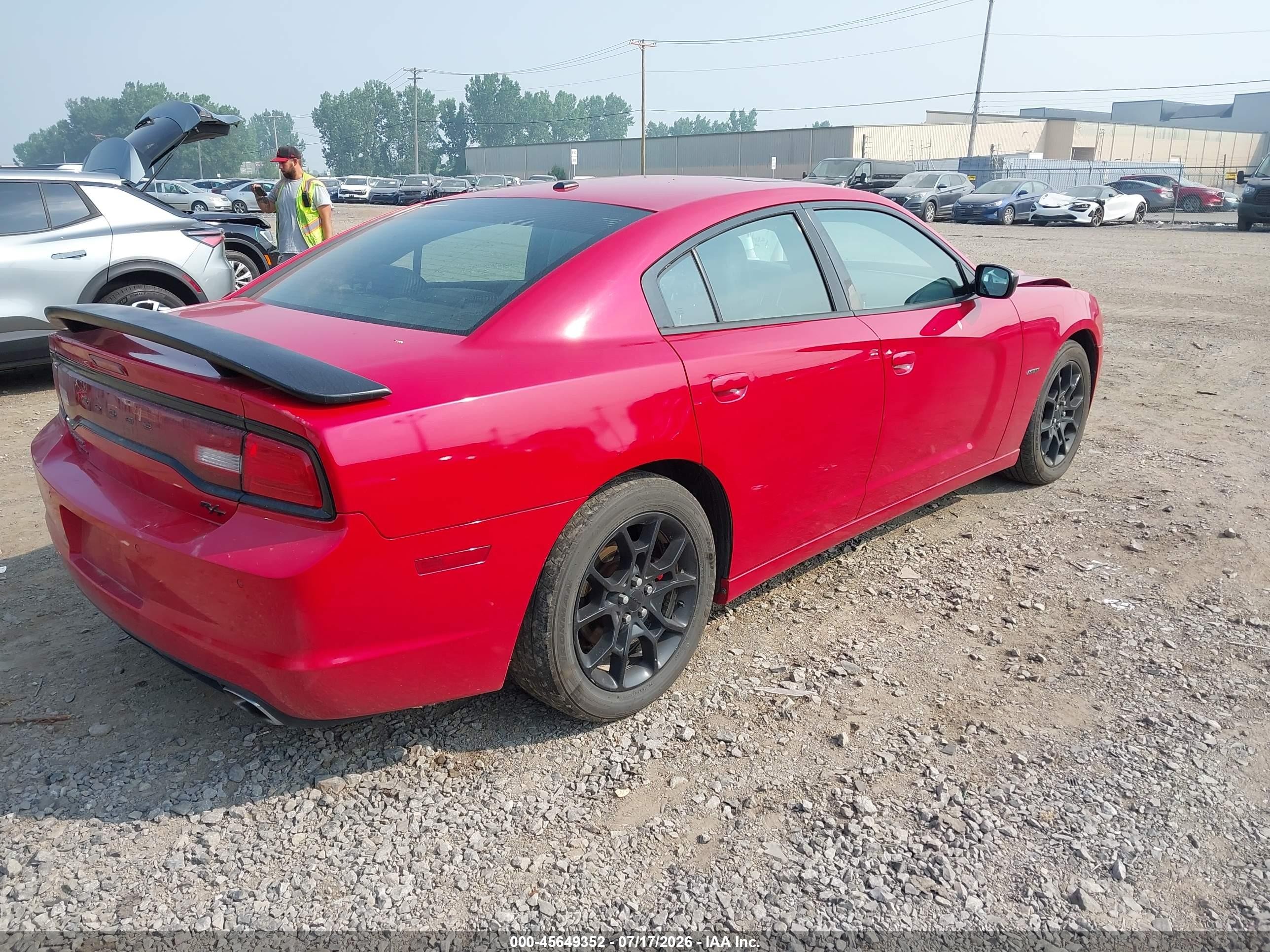 2012 Dodge Charger R/t Red vin: 2C3CDXDT1CH156681