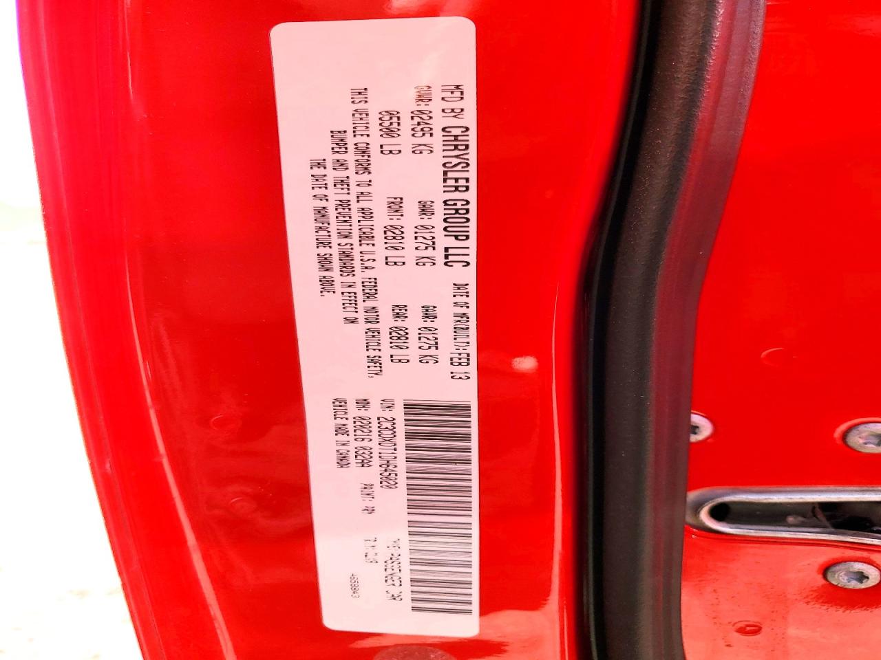 2013 Dodge Charger R Red vin: 2C3CDXDT1DH645020