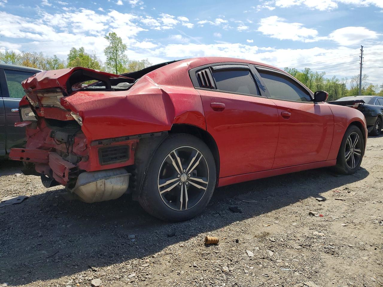 2013 Dodge Charger R Red vin: 2C3CDXDT1DH645020