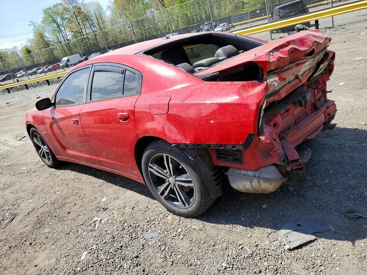 2013 Dodge Charger R Red vin: 2C3CDXDT1DH645020