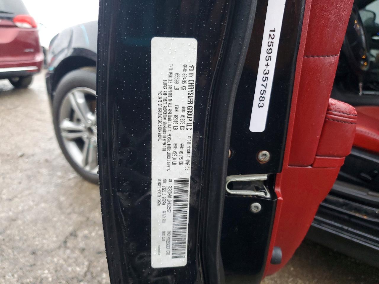 2013 Dodge Charger R Черный vin: 2C3CDXDT1DH682567