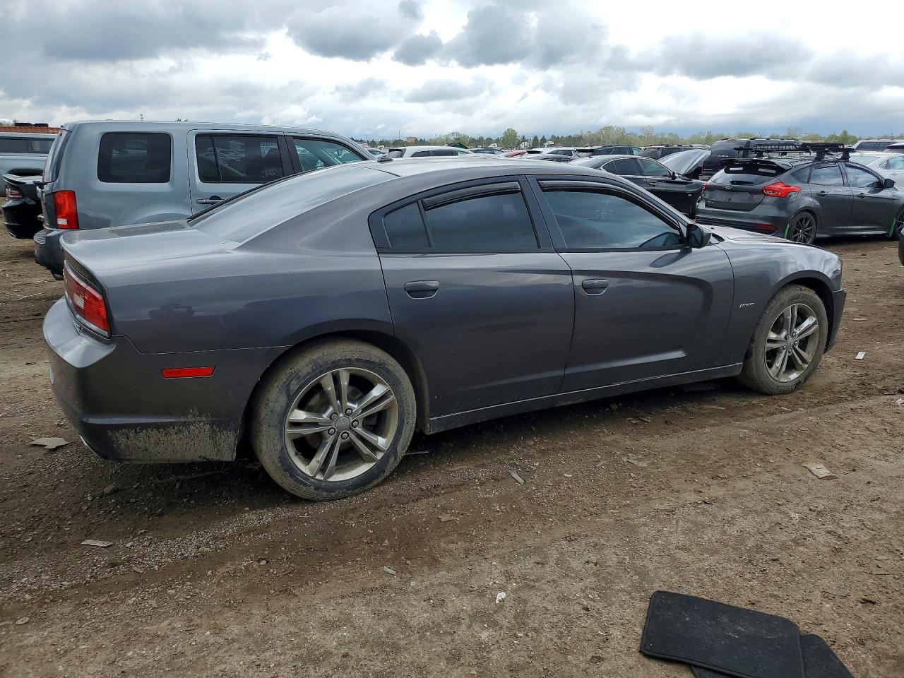 2014 Dodge Charger R Gray vin: 2C3CDXDT1EH103059