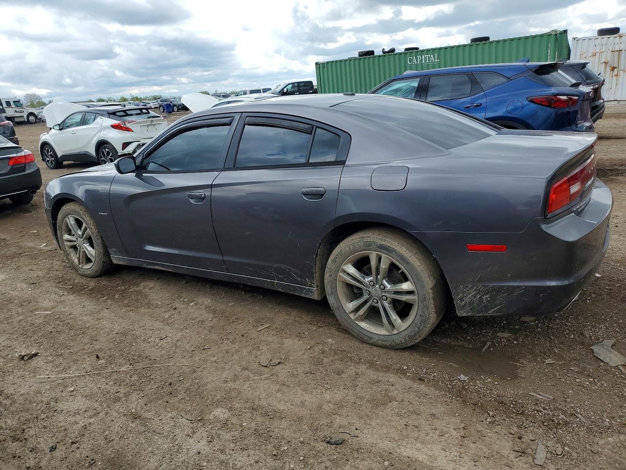 2014 Dodge Charger R Gray vin: 2C3CDXDT1EH103059