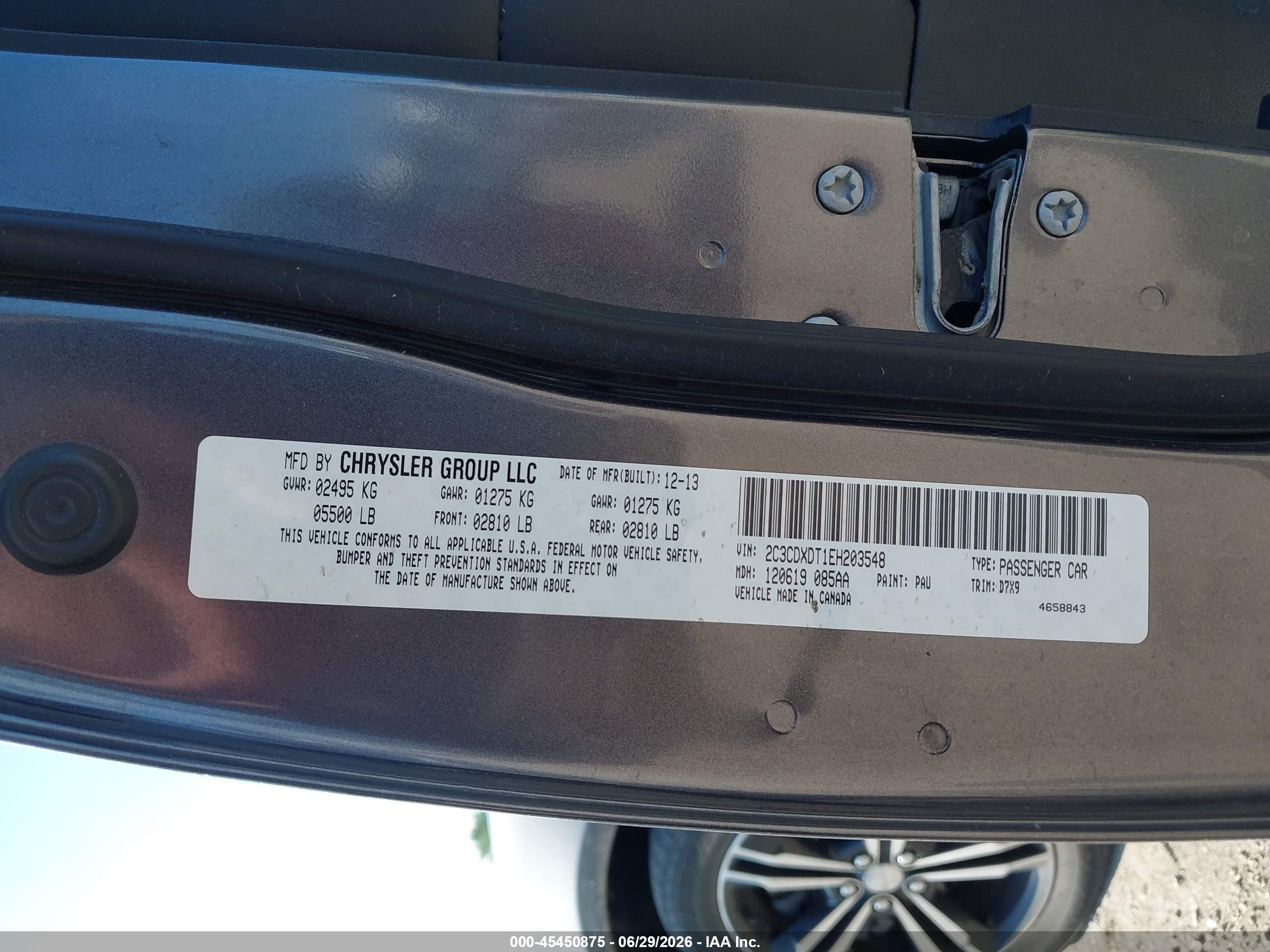 2014 Dodge Charger R/t Gray vin: 2C3CDXDT1EH203548