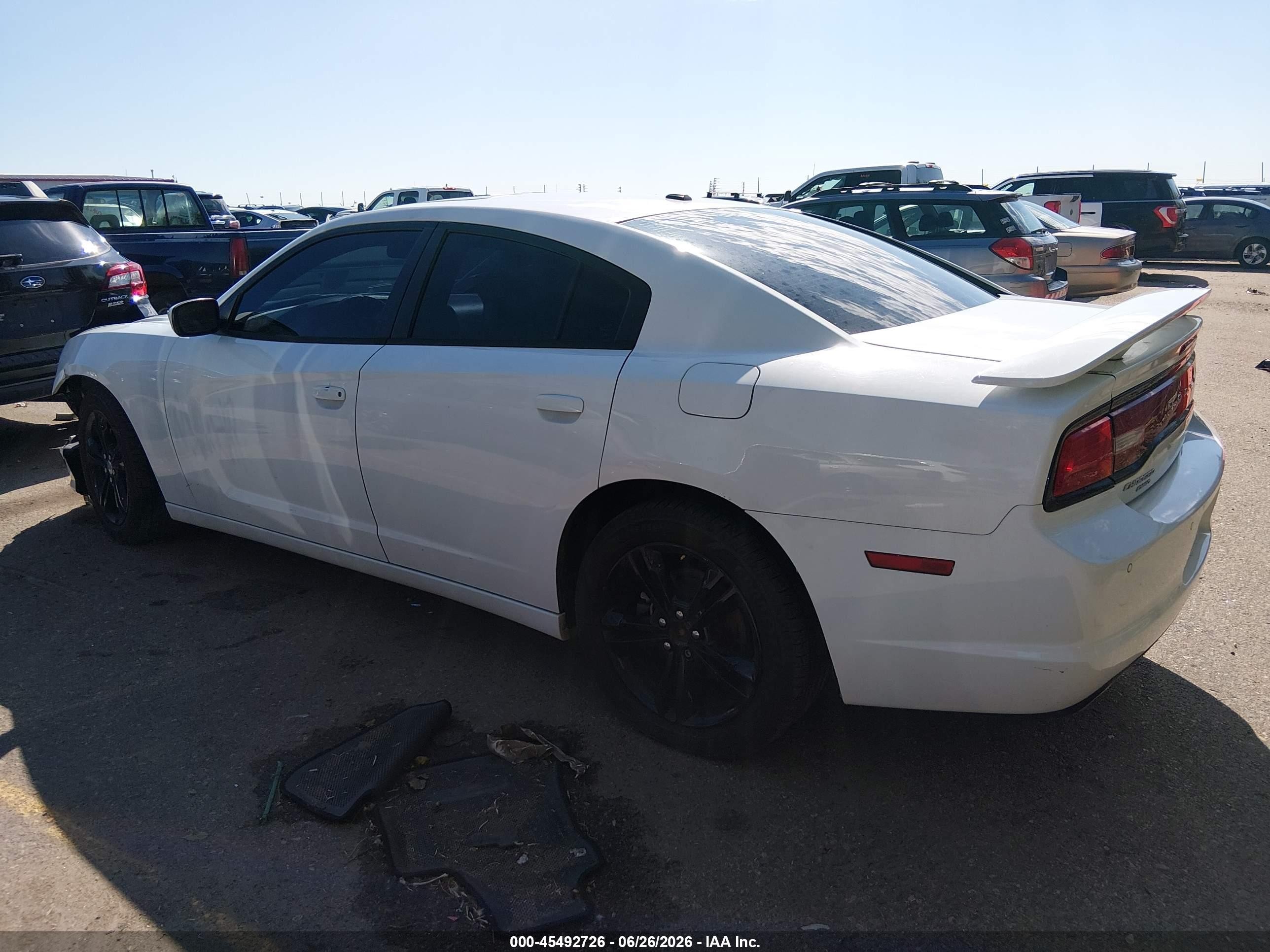 2014 Dodge Charger R/t White vin: 2C3CDXDT2EH144204