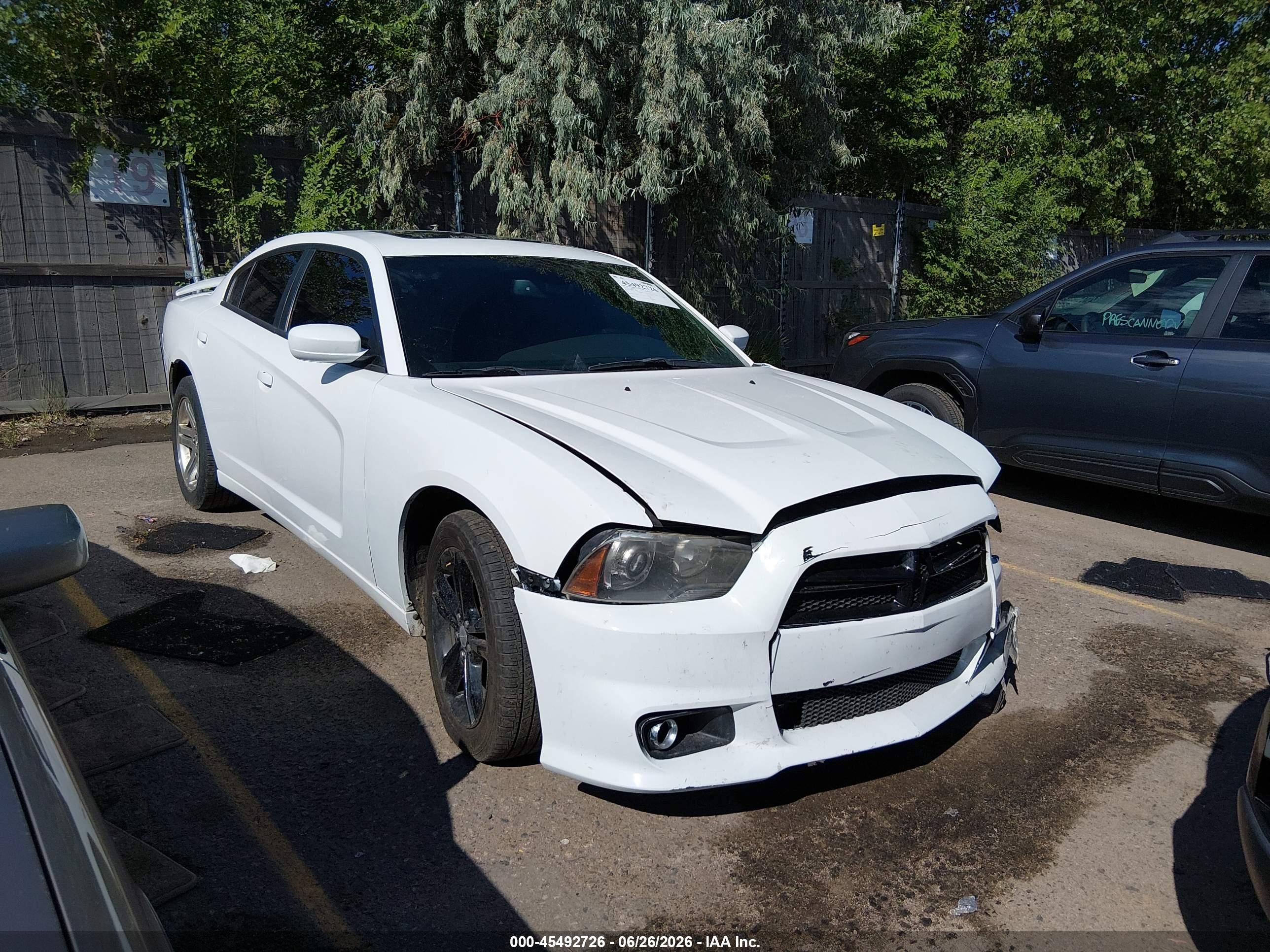 2014 Dodge Charger R/t White vin: 2C3CDXDT2EH144204
