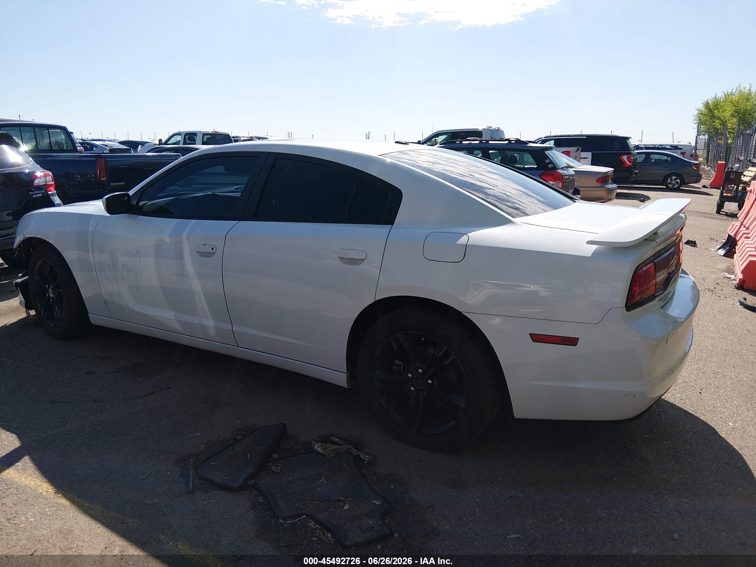 2014 Dodge Charger R/t White vin: 2C3CDXDT2EH144204