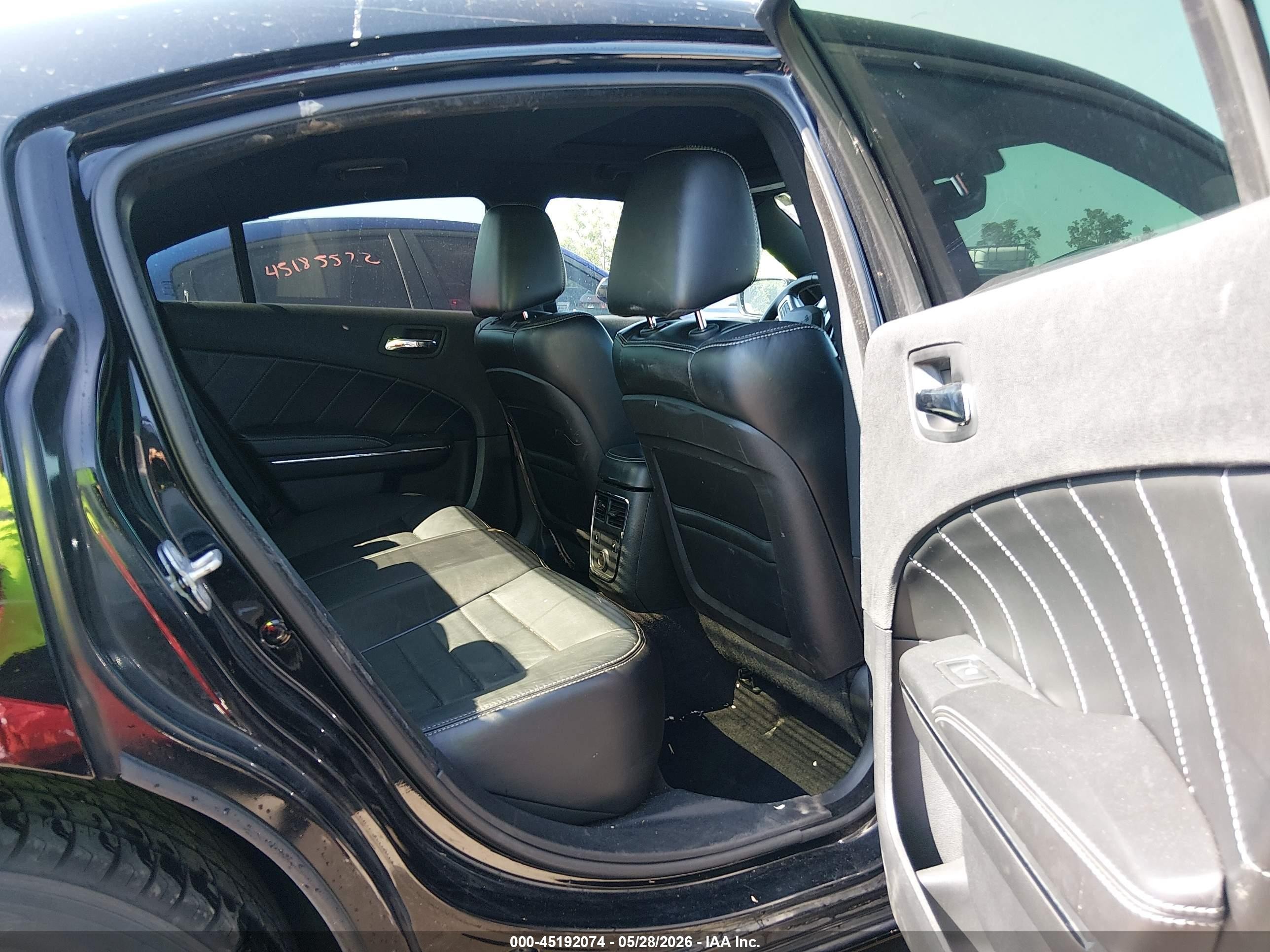 2014 Dodge Charger R/t Plus Black vin: 2C3CDXDT2EH278033
