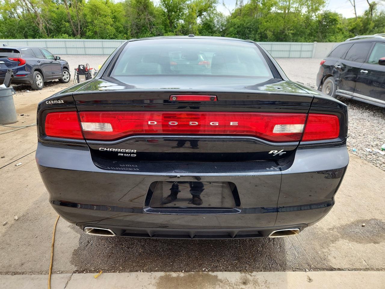 2014 Dodge Charger R Black vin: 2C3CDXDT2EH341356