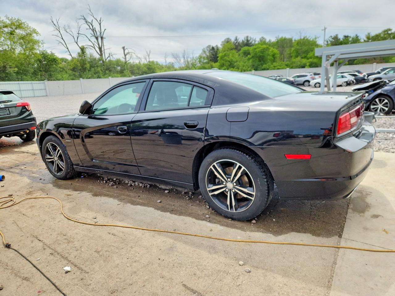 2014 Dodge Charger R Black vin: 2C3CDXDT2EH341356
