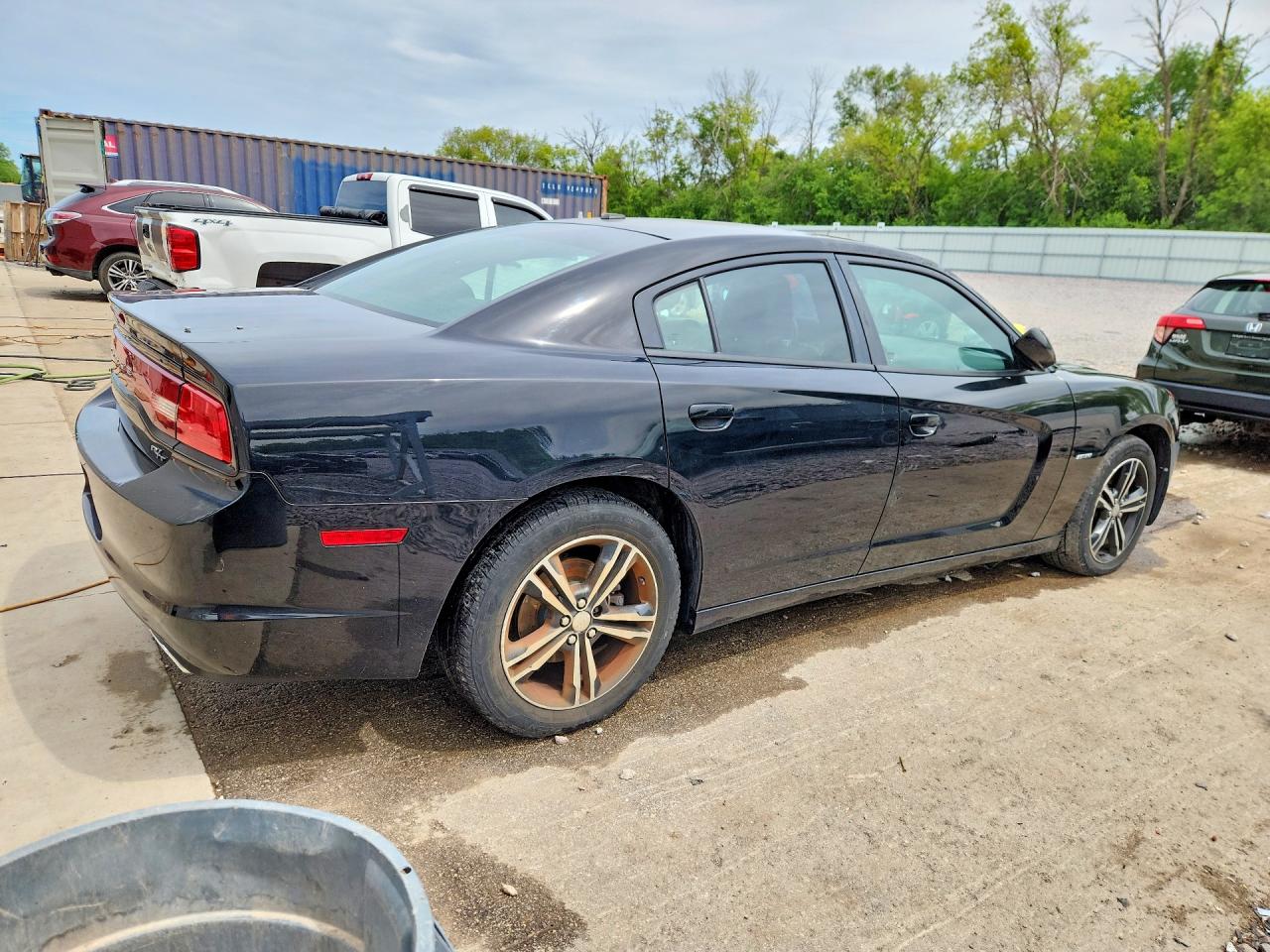 2014 Dodge Charger R Black vin: 2C3CDXDT2EH341356