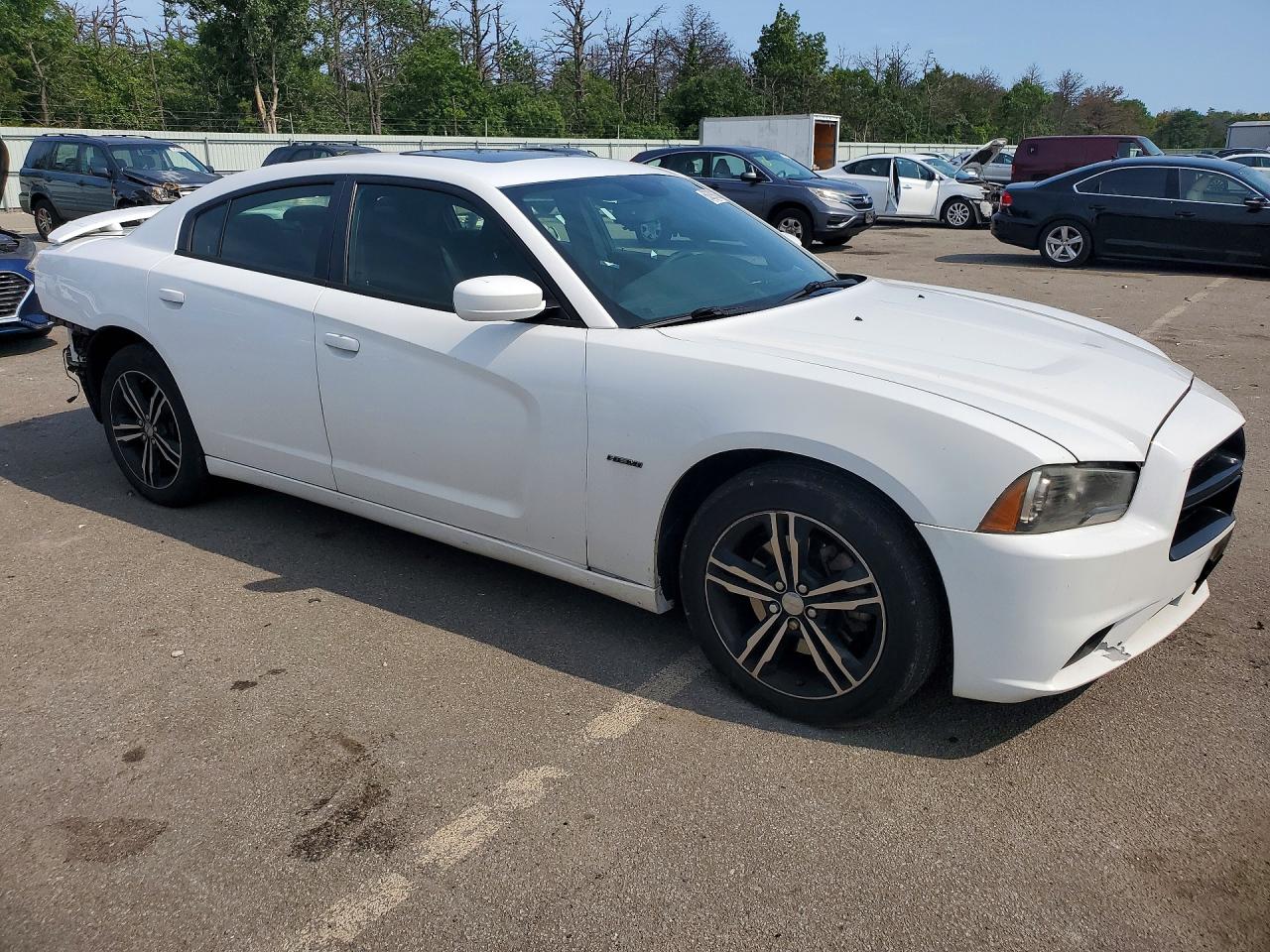 2014 Dodge Charger R/t Белый vin: 2C3CDXDT2EH341583